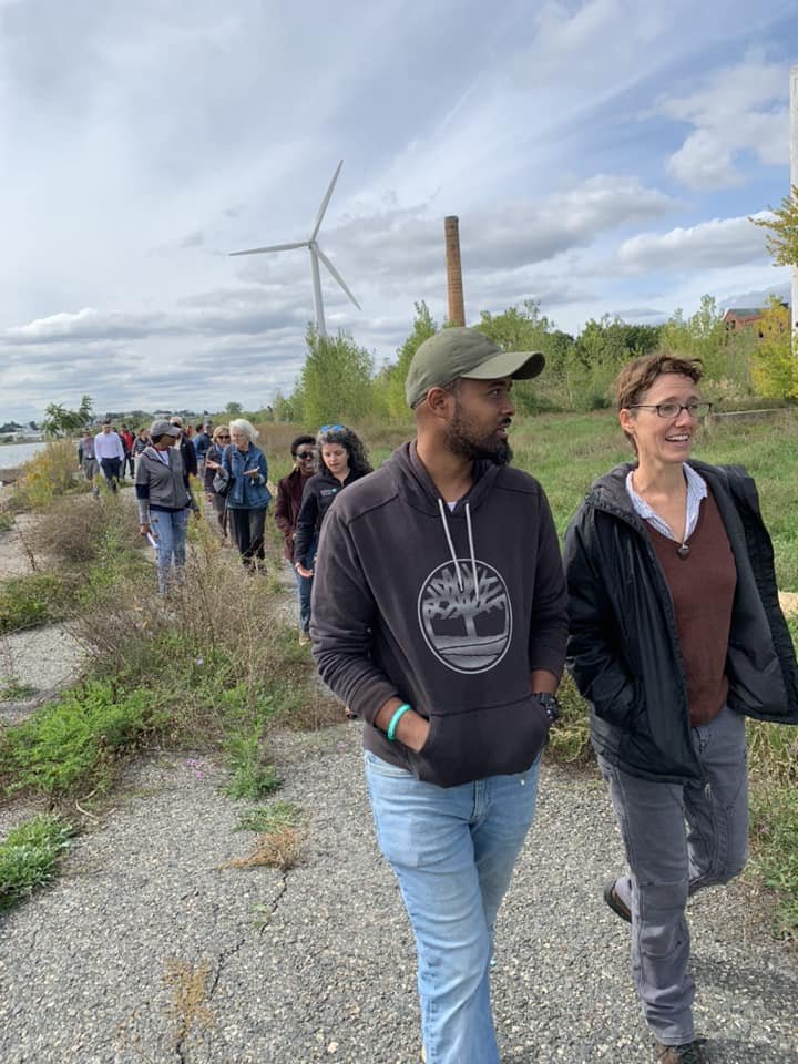  9.30.2022 | GreenRoots leads a visit of the  17-acre Forbes site  joined by local and state officials, funders, and allies. MyRWA is excited to support and partner with GreenRoots in efforts to increase flood resilience, restore salt marsh, improve 