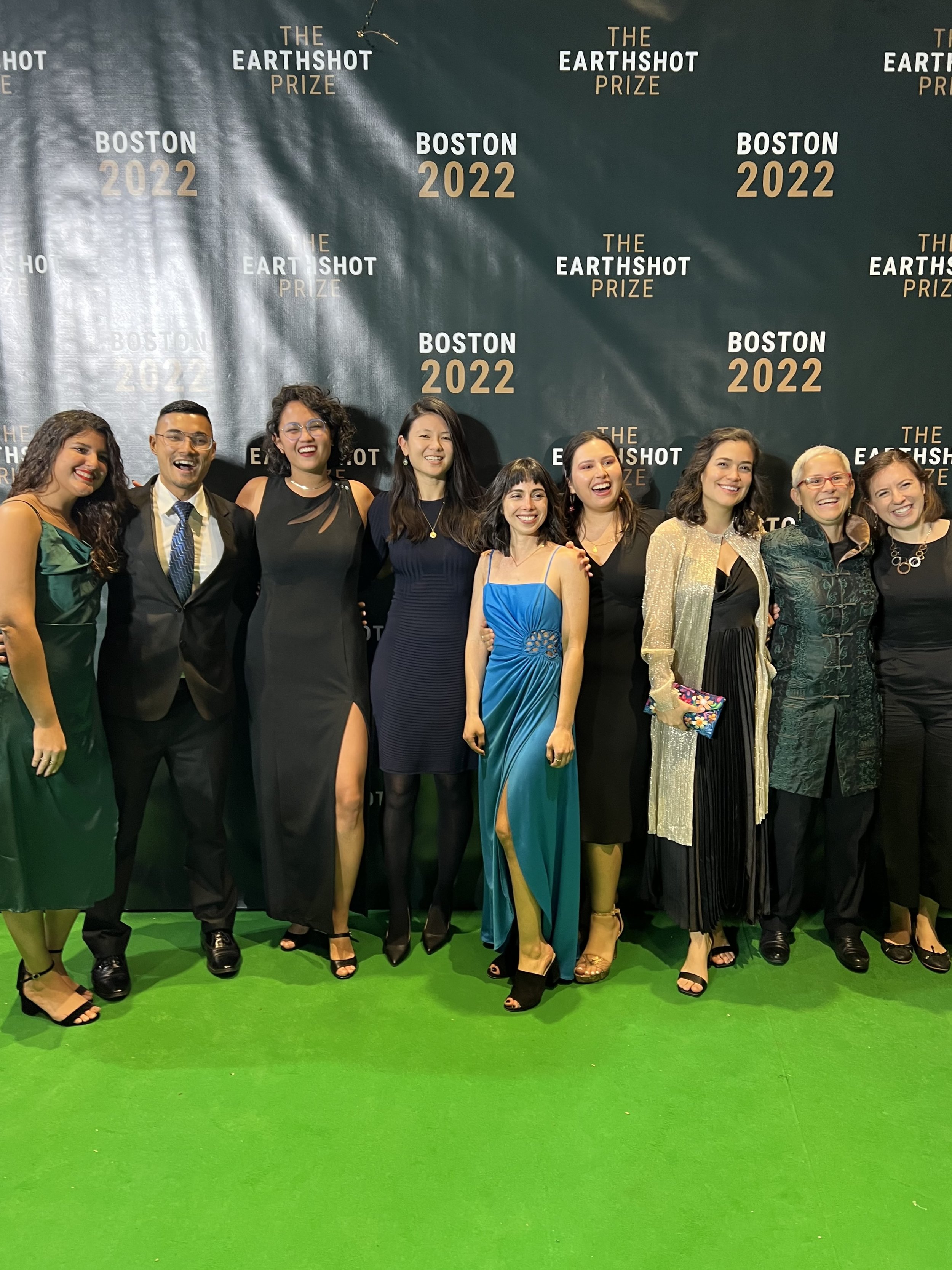  12.2.2022 | Members of the MyRWA team on the green carpet for the  2022 Earthshot Prize ceremony . MyRWA was honored to serve on the Host Committee for this event! Credit: Melanie Gárate 