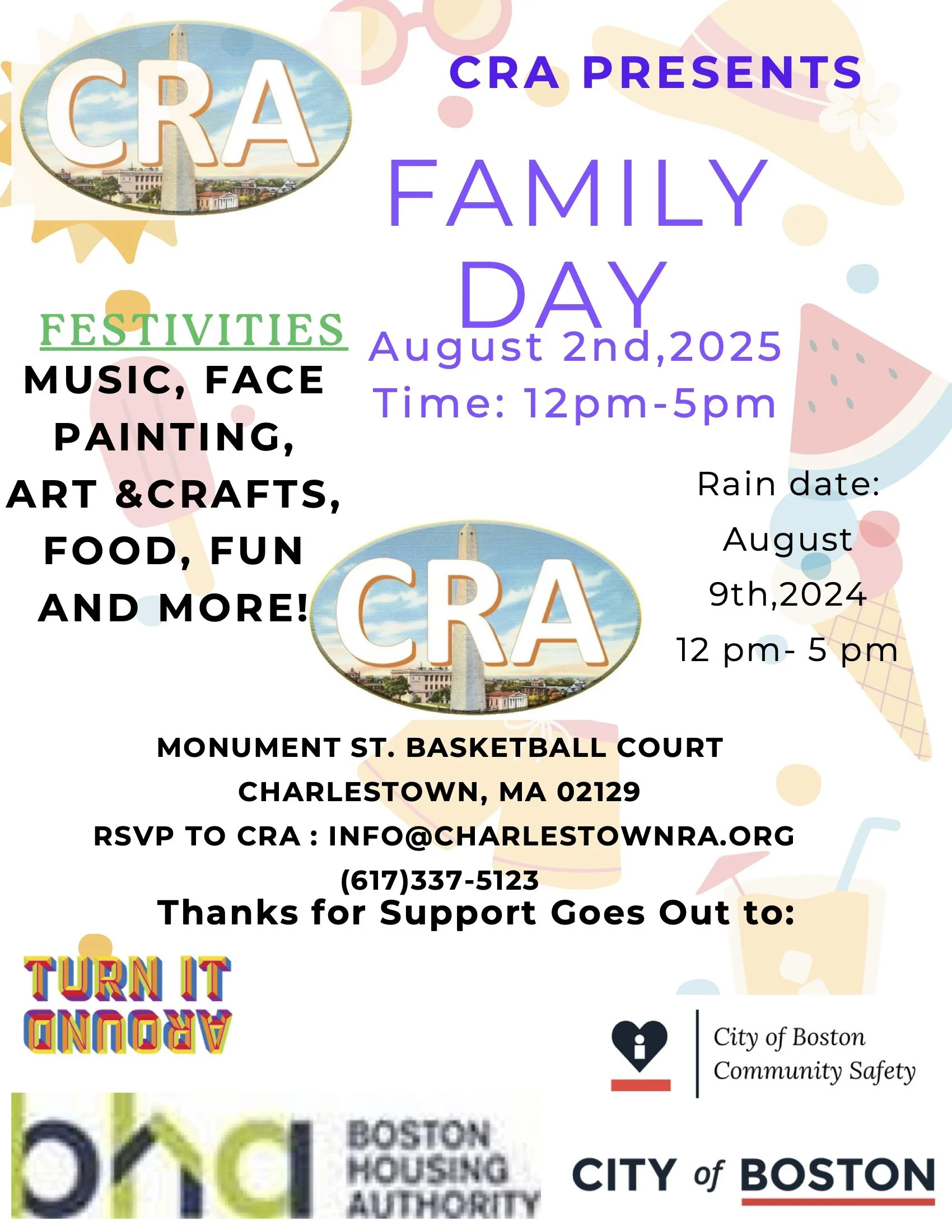 Charlestown Resident Alliance Presents: Family Day