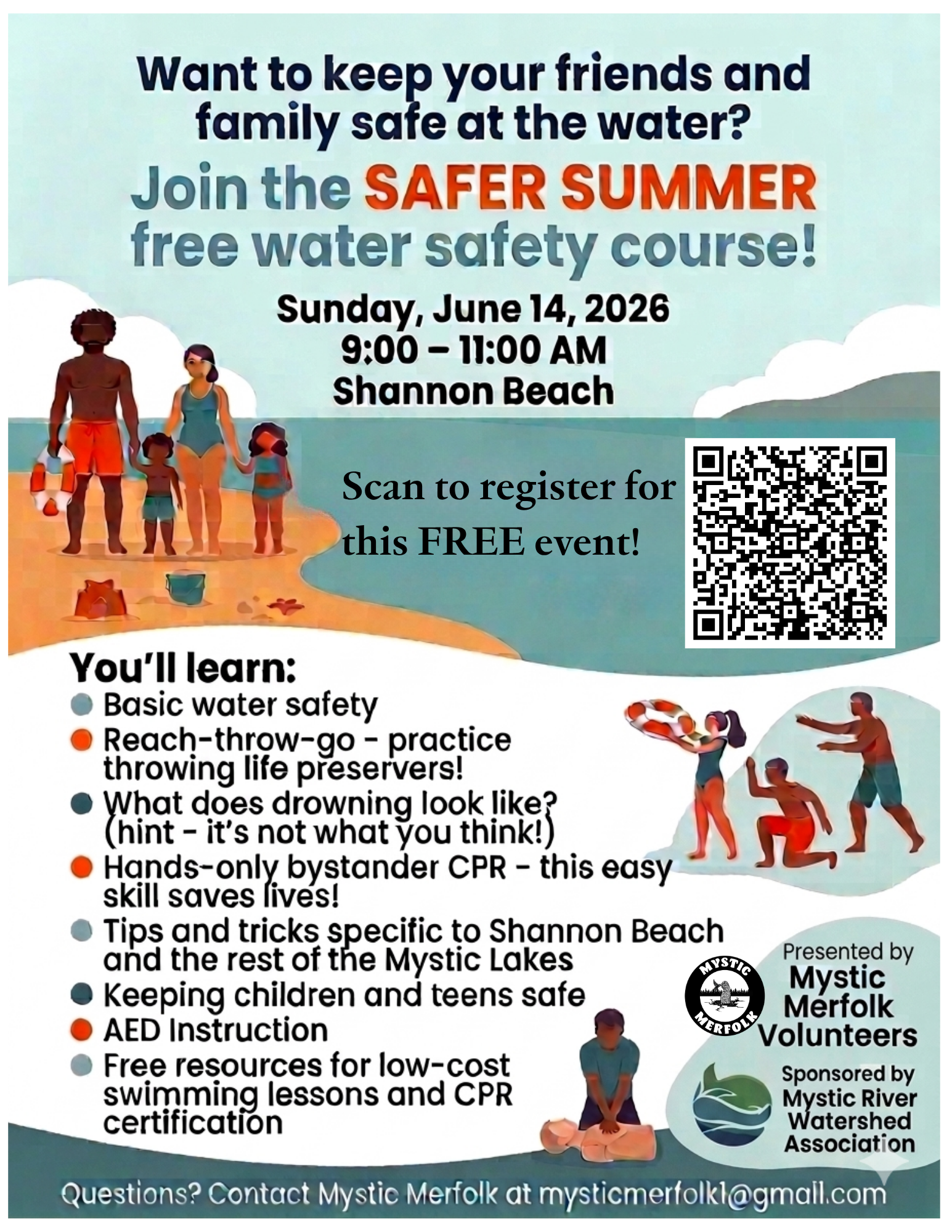SAFER SUMMER free water safety course