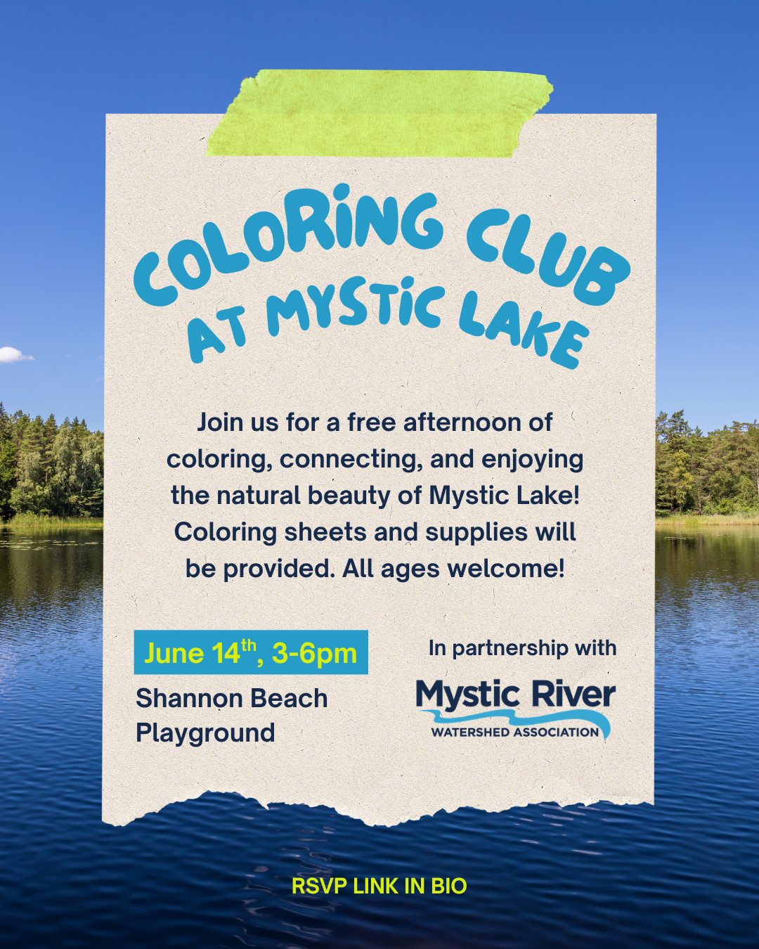 Coloring Club at Mystic Lake!