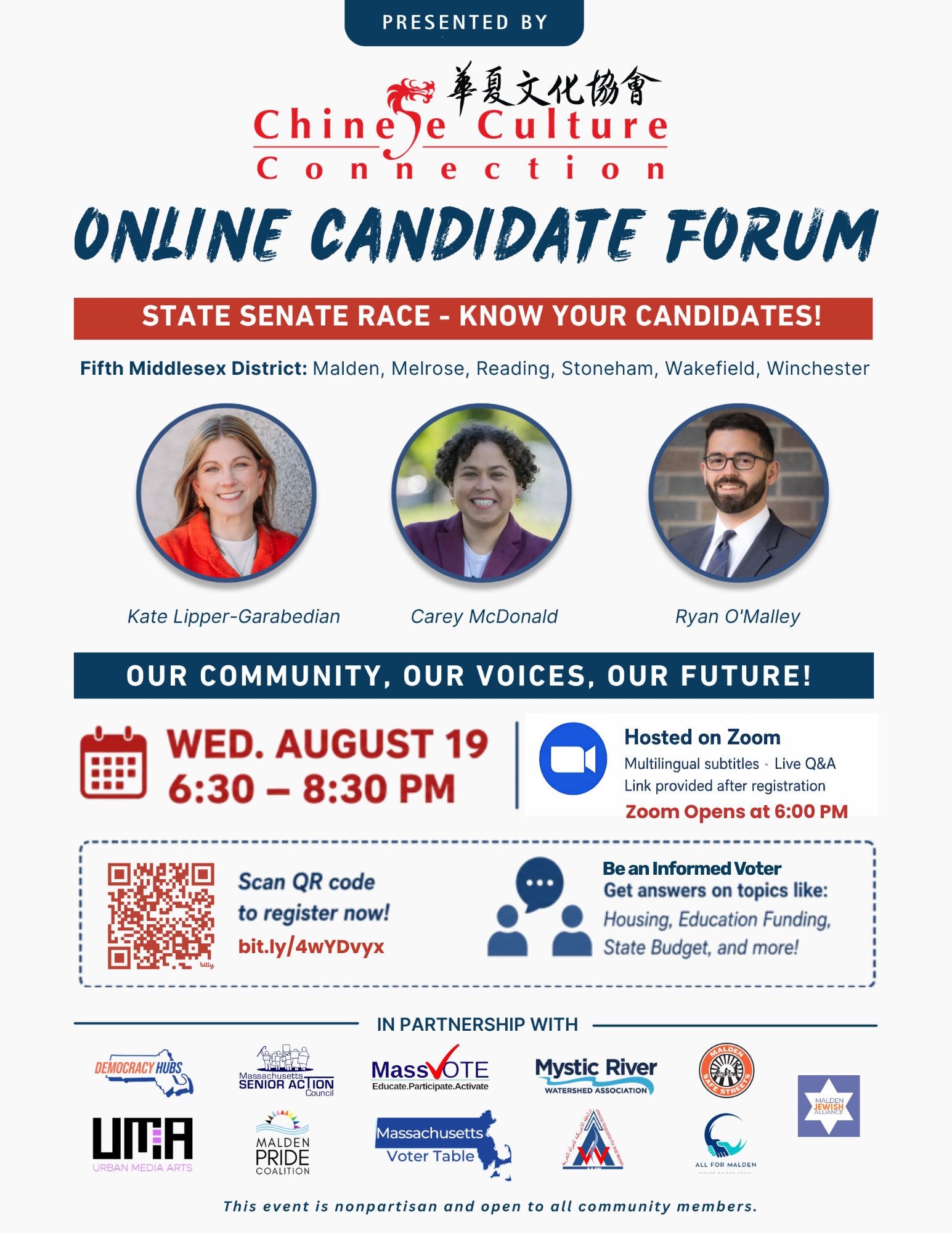 Online State Senate Candidate Forum