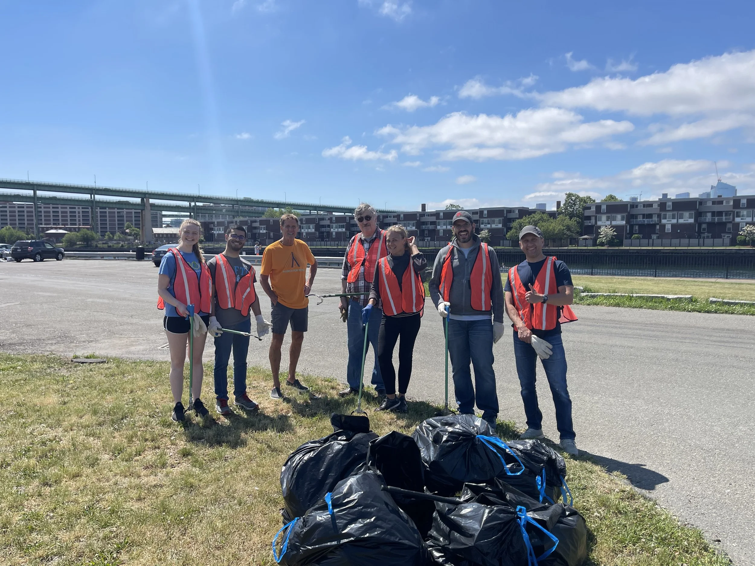 Community Trash Cleanup at Little Mystic Channel