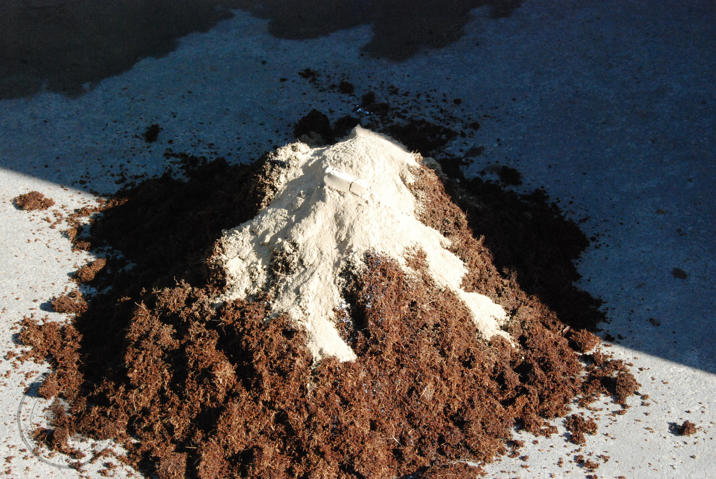   Add 3½  Cups Mineral Mix to Coco Peat  
