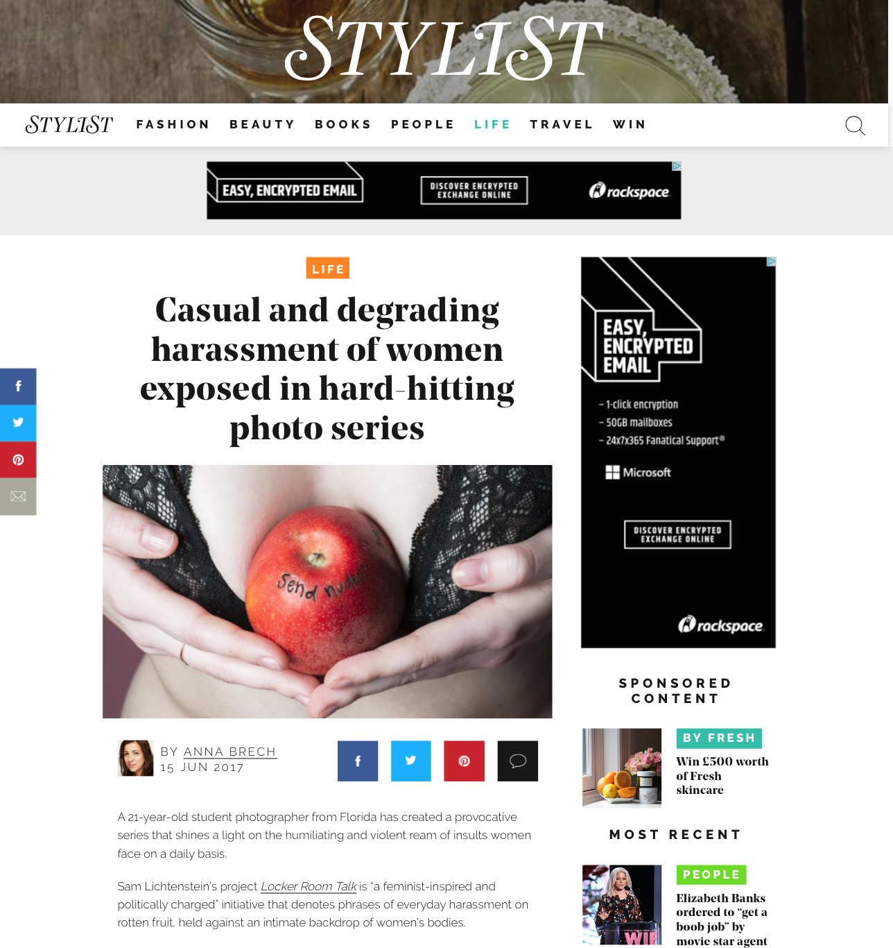 Published in Stylist Magazine