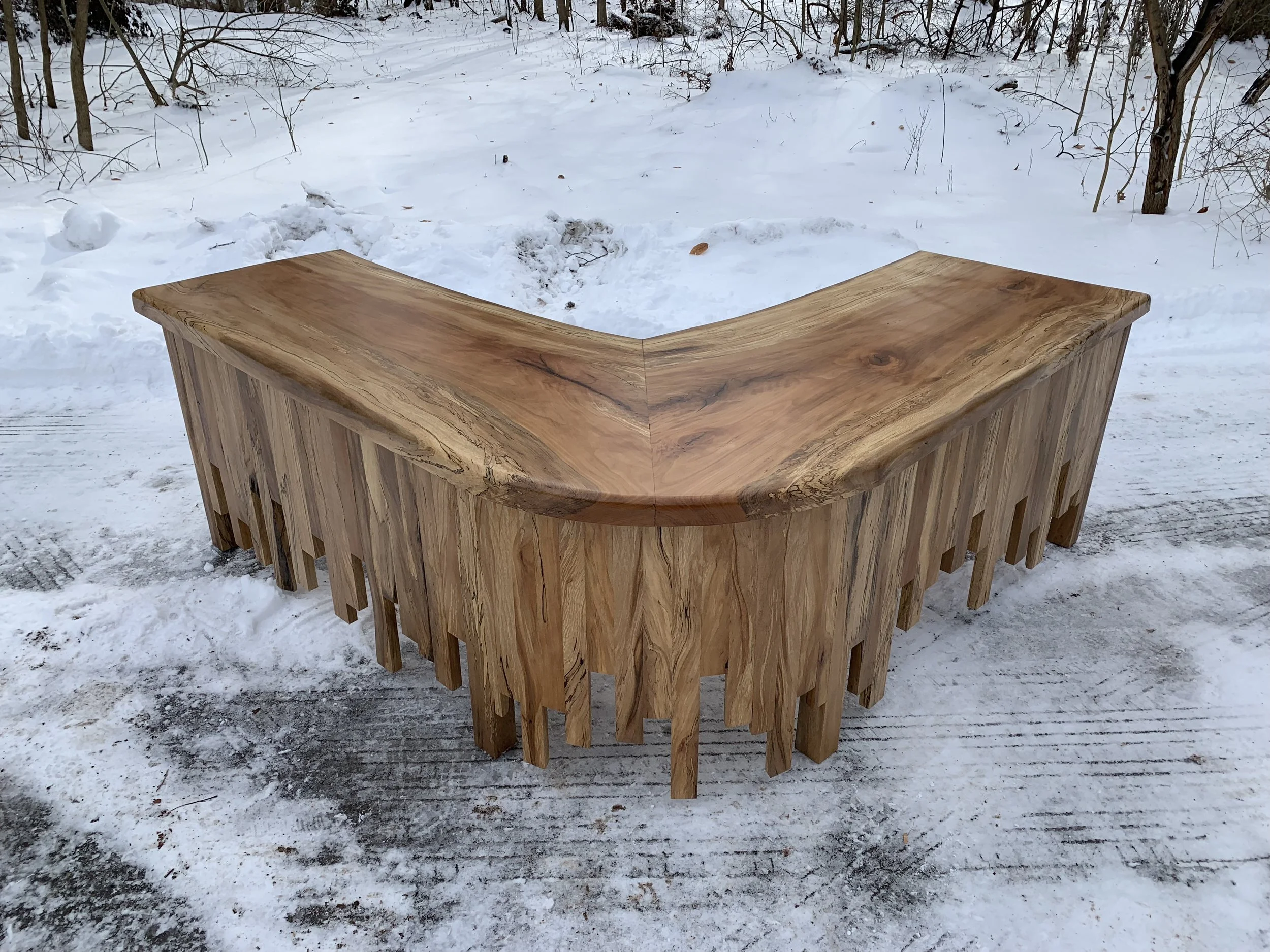 natural wood mirrors