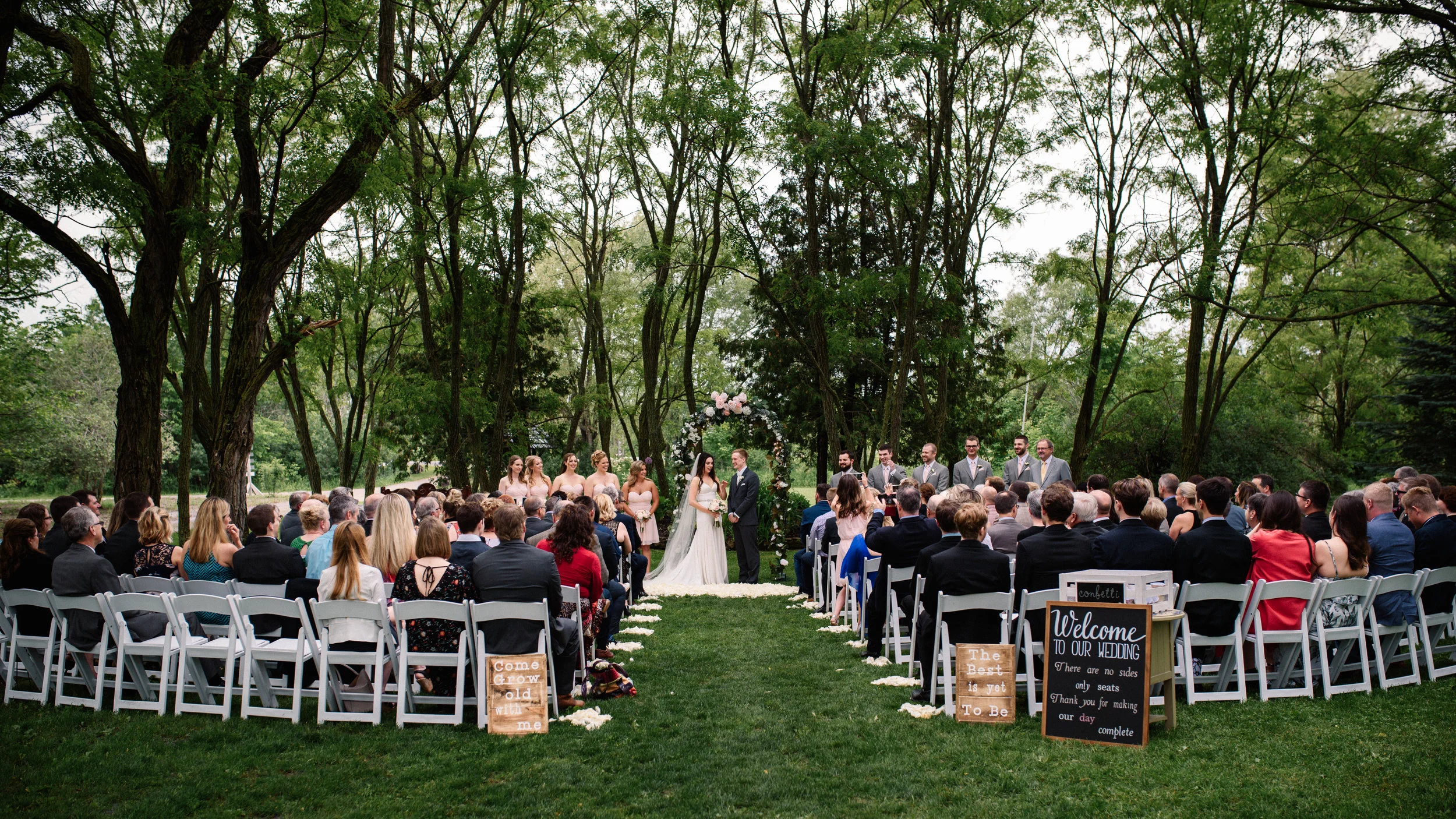 Stonefields Outdoor Ceremony Wedding