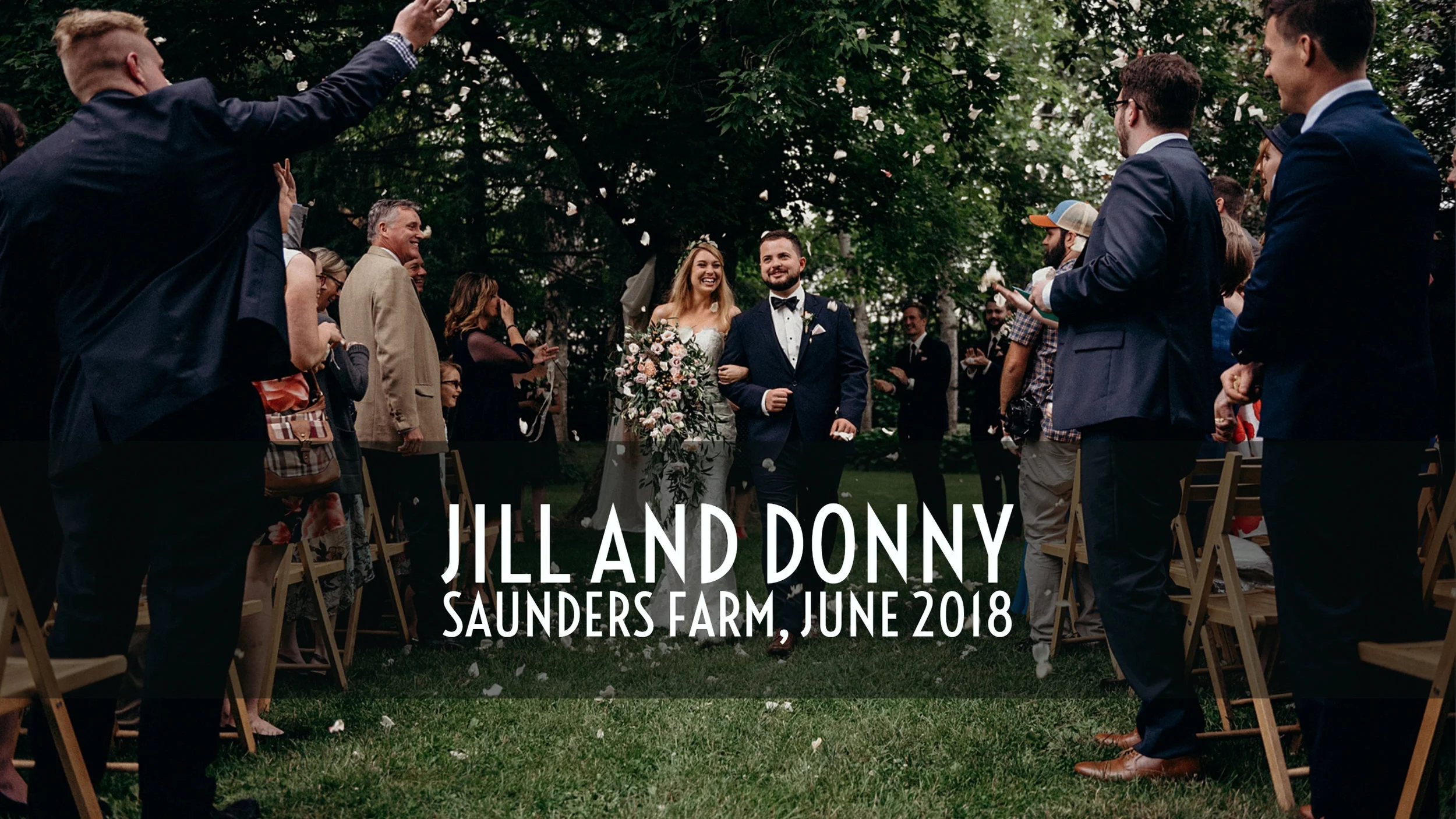 Jill and Donny Wedding Saunder's Farm Ottawa