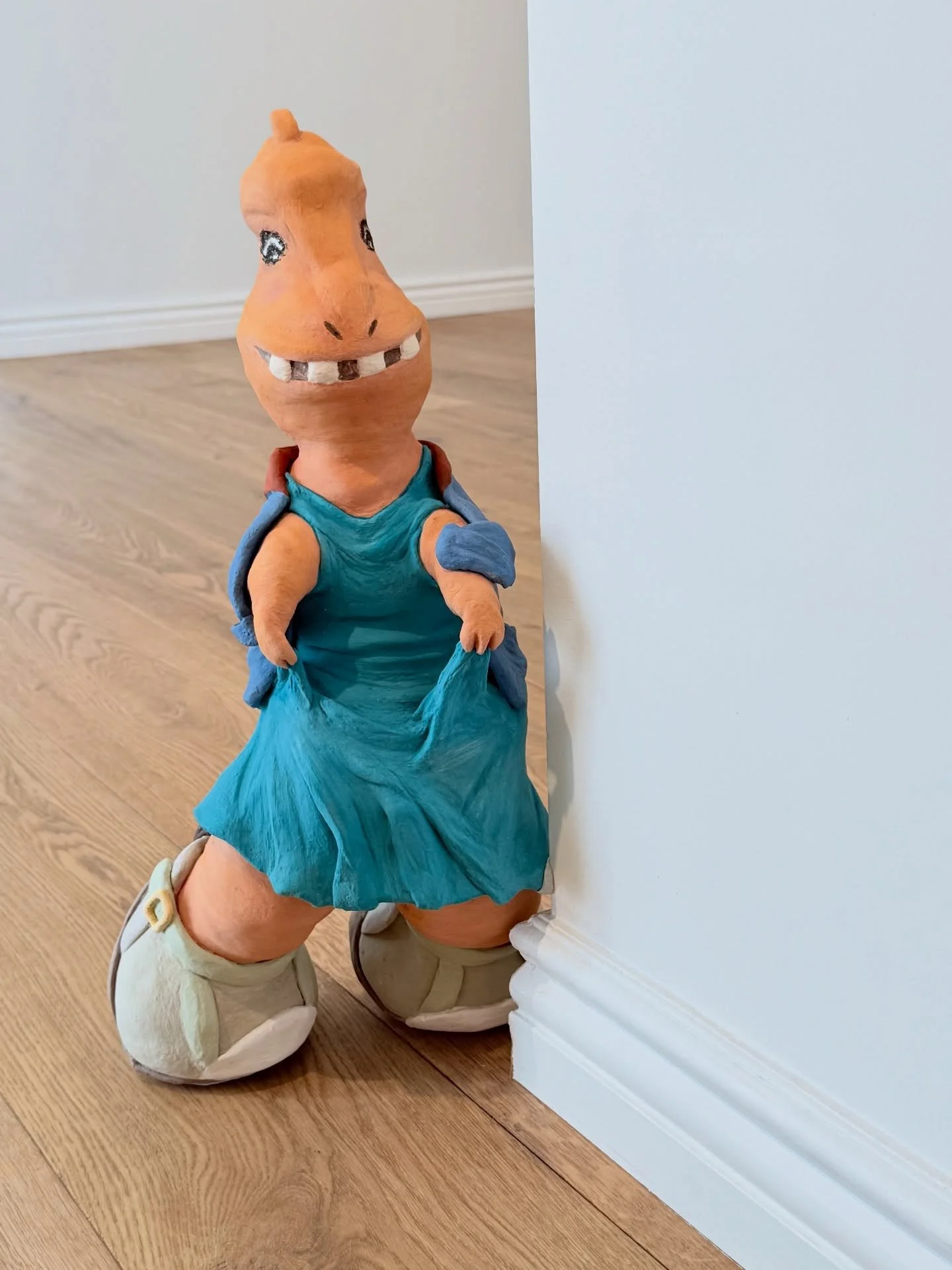 &ldquo;afternooned acceptance in the midair&rdquo; by Hera Song, 2025, ceramic and underglaze, 19 x 10 x 7 in. (48.3 x 25.4 x 17.8 cm) |  @herabeanie | Now available on our online OM Shop at https://open-mind-art-space.square.site/ 
For inquiries or 