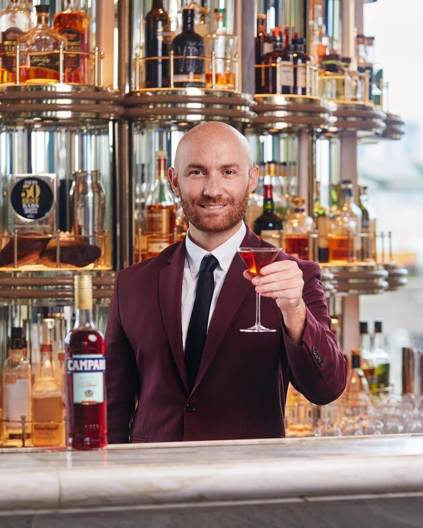 A little something with @lorenzoantinori_ for @campariofficial to celebrate 10 amazing years of Negroni Week

Salute!
&bull;
&bull;
#photography #cocktail #campari #negroniweek #hongkong #bartendershandshake #bartender