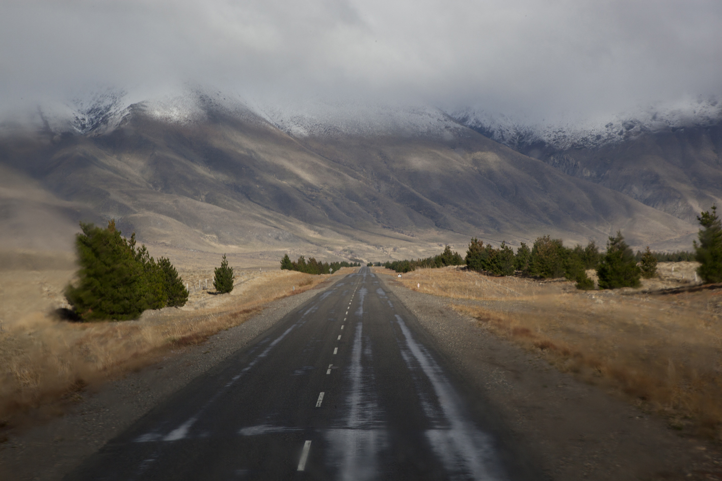 Cocooned in the shelter of a bus for thirty hours at a time, driving through the fierce and beautiful Patagonian landscape. The land drifts by with a monotonous cinematic quality with only the glass between you and the world outside. With the moveme