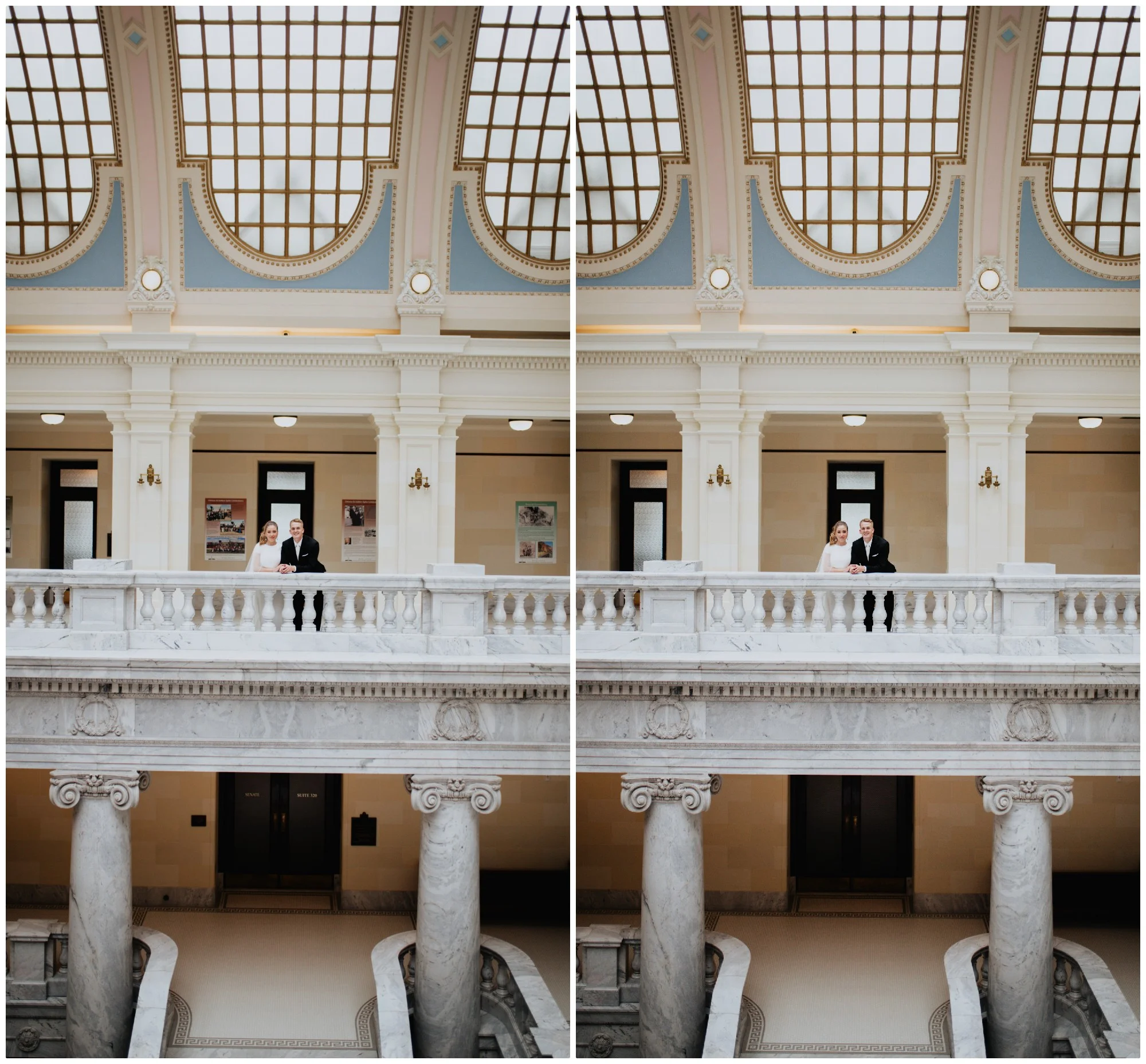 Left: Color Corrected Right: Re-touching
