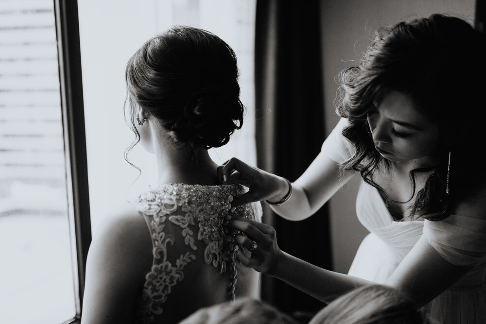 Bride Getting Ready at Hilton Hotel SLC.jpg