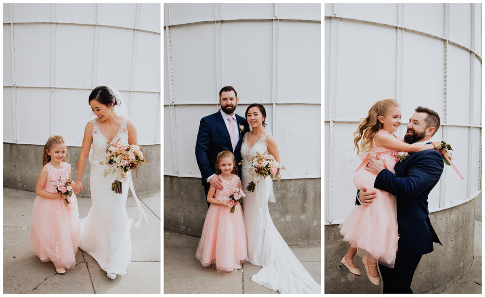 bride and groom with daughter on wedding day.jpg