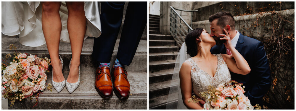 bride and groom shoes and kiss.jpg