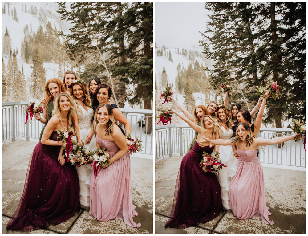 bride and bridesmaids happy snowbird.jpg