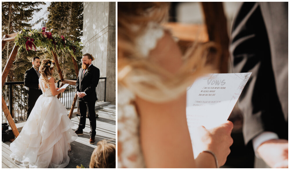 bride reading vows snowbird wedding.jpg