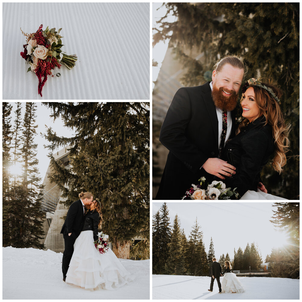 bride and groom happy in the snow snowbird.jpg