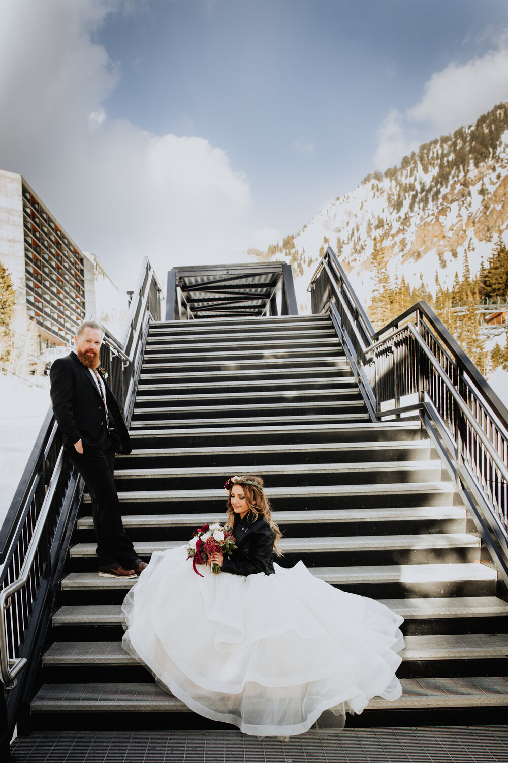 bride and groom staircase portrait.jpg