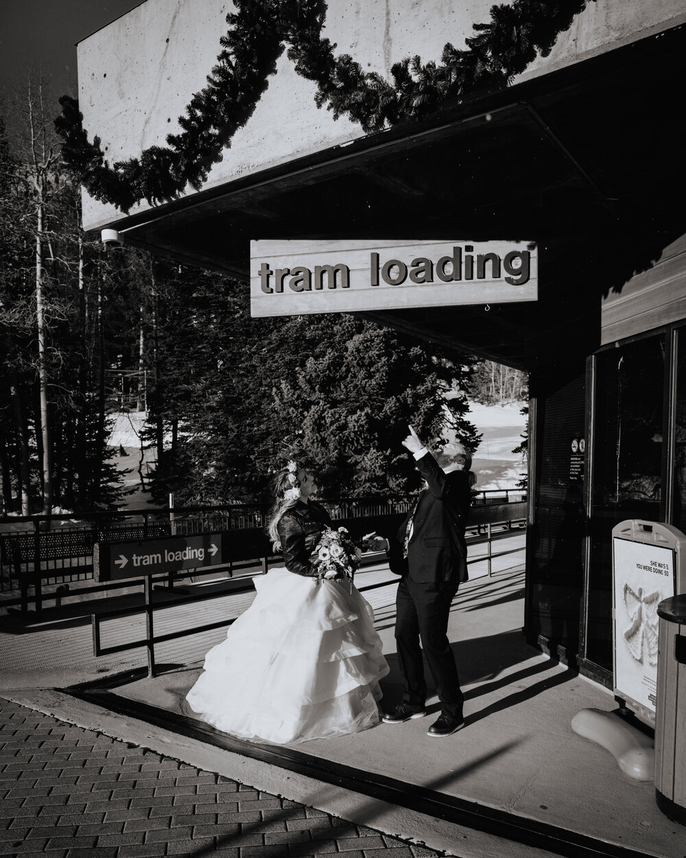 bride and groom tram snowbird.jpg