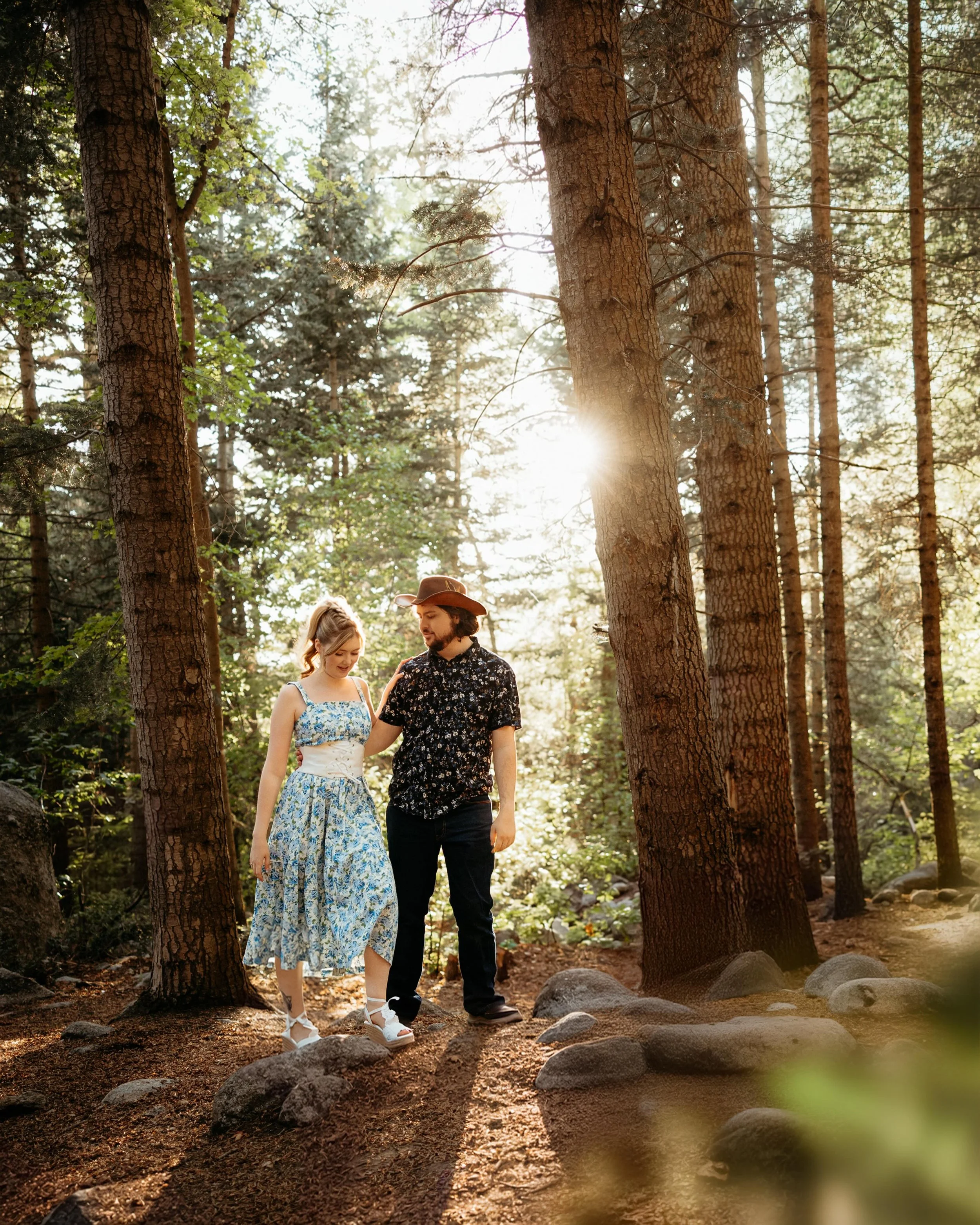 Sierra &amp; Andrew ✨

These two wanted forest-vibes for their engagement photos and I was beyond thrilled to scout out the perfect spot. I&rsquo;m so excited to capture their @millcreekinn wedding this September 🤍 

#utahengagements #utahweddingpho