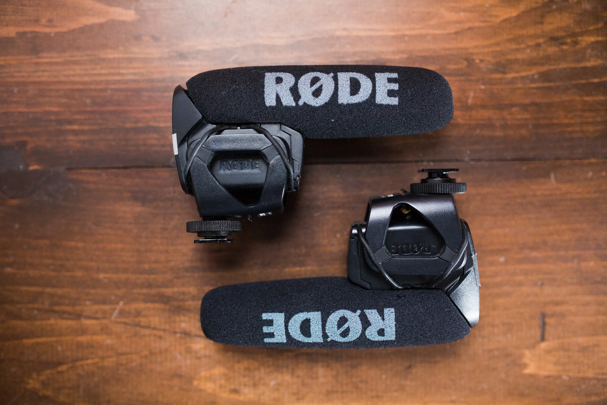 The Rode VideoMic Pro's are perfect for wedding filmmaking. I put one on each of the C100's. They are great for capturing audio throughout the day and I will even use them in a pinch for critical audio like a letter reading.