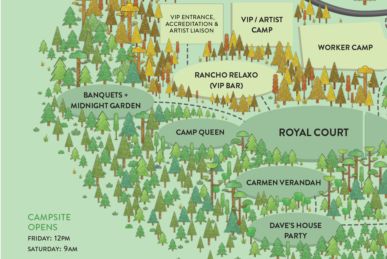 Large scale punter and artist maps