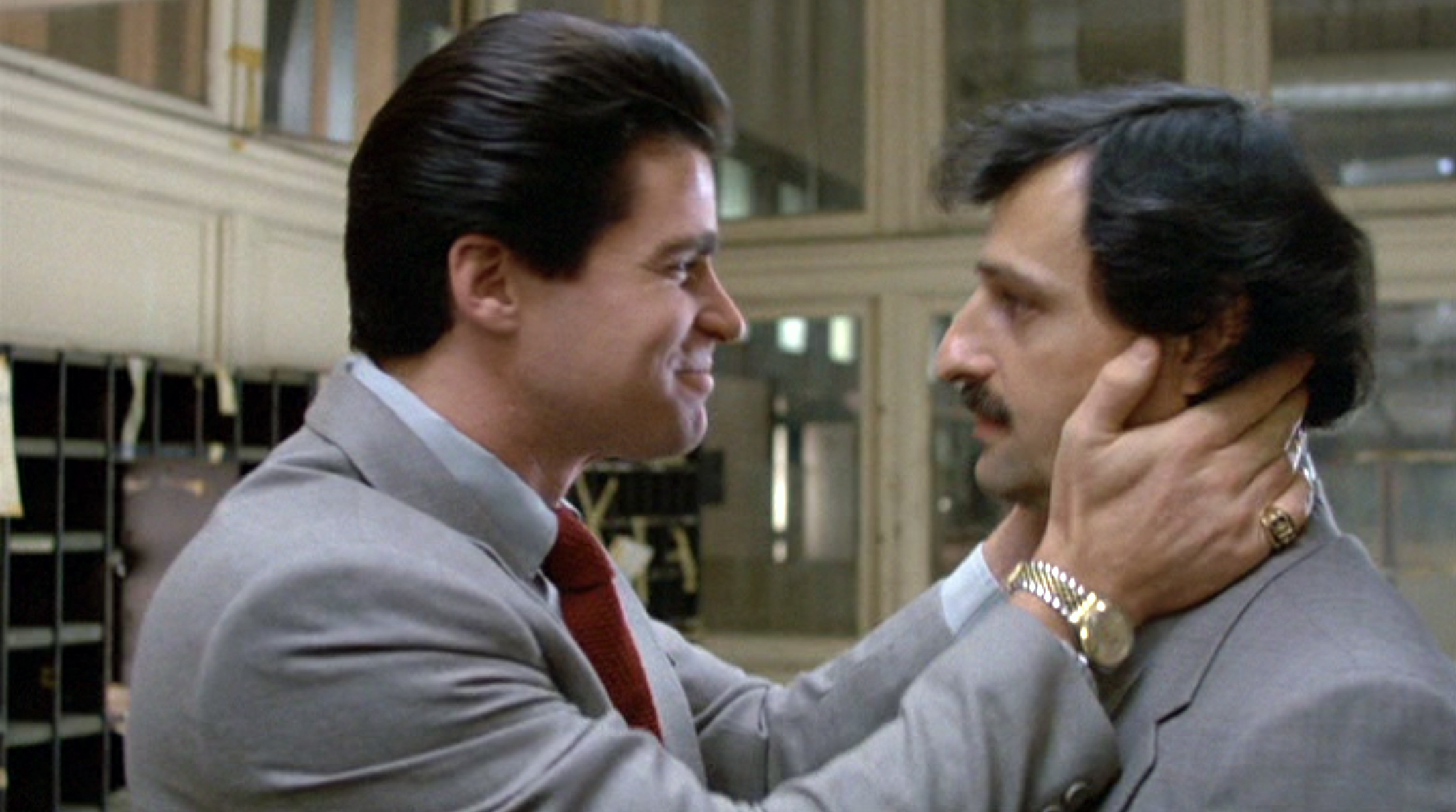 Ciello with the prosecutors: "No one caught me, this is my setup" (with actor Norman Parker)