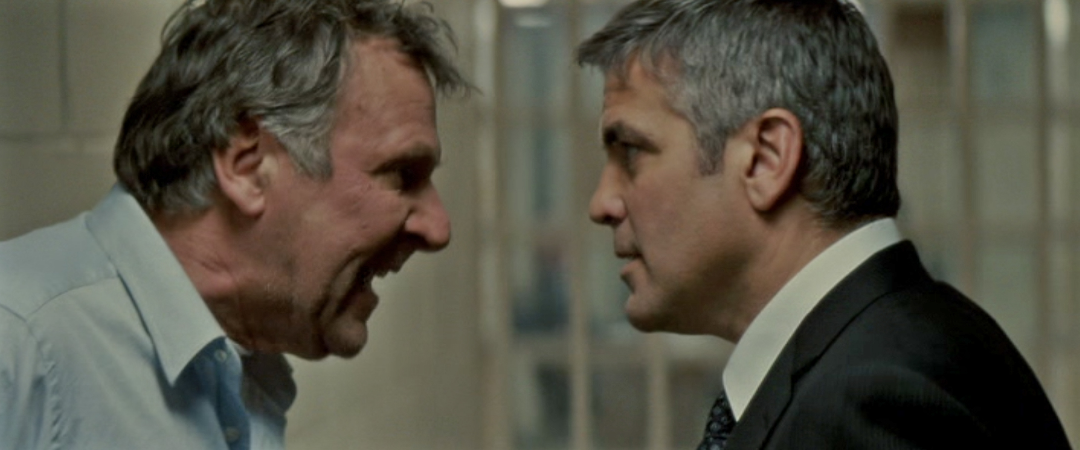 Arthur (Wilkinson) refuses to continue as defense attorney: "Six years I've absorbed this poison!"