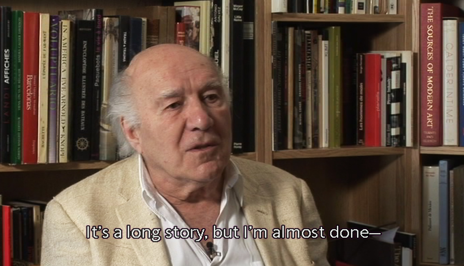 Piccoli apologizes for talking too much in a 2008 interview with Juan-Luis Buñuel