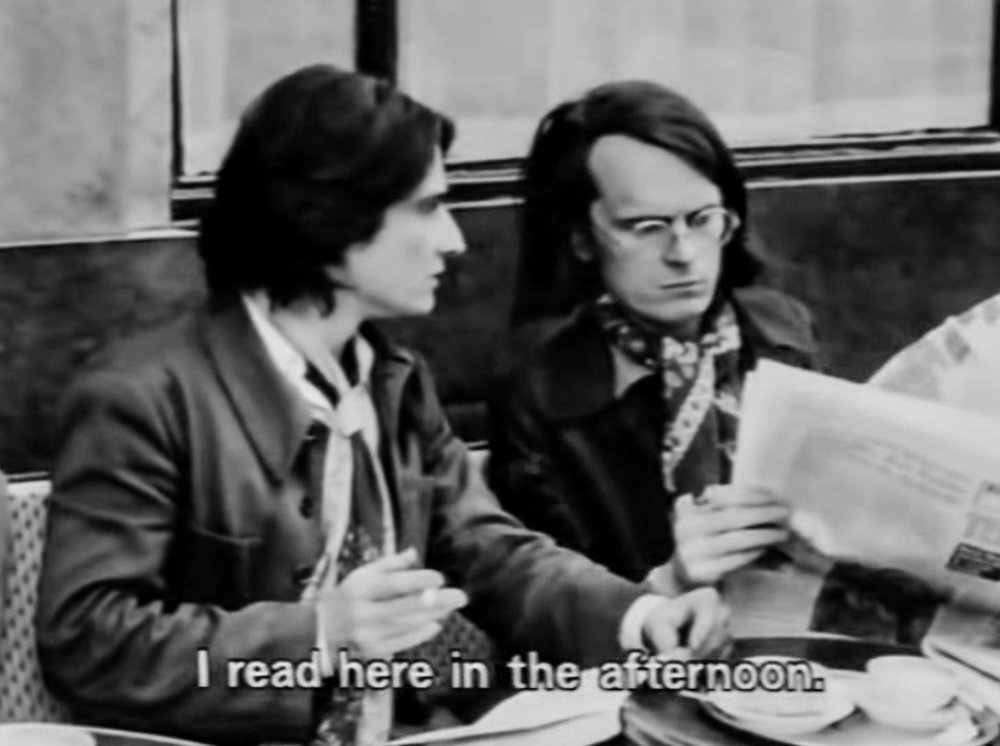 jean-pierre leaud and jacques renard in the mother and the whore