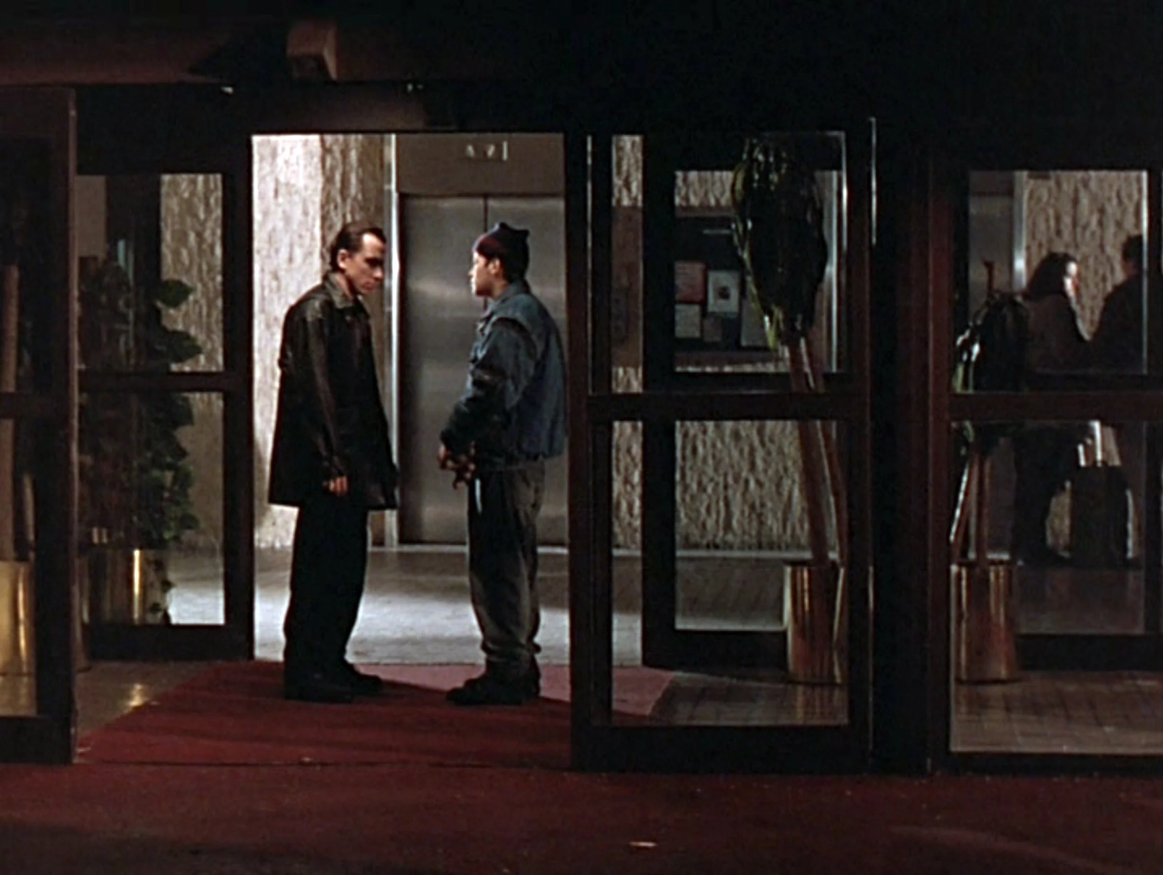 Reuben confronts Josh (Tim Roth) when he learns he’s returned to the neighborhood