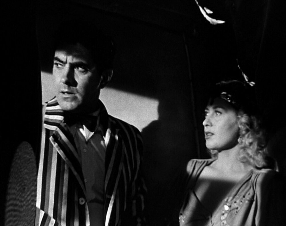 Tyrone Power and Joan Blondell in Nightmare Alley