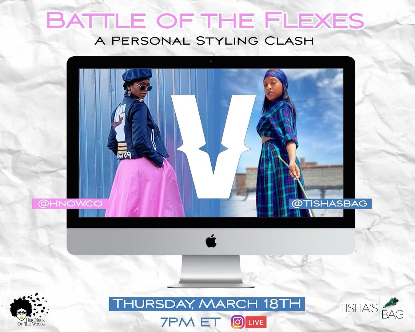 This Thursday night get ready for the highlight of your week! Join us and @tishasbag for our first ever Verzuz: Style Edition! ⚡️

Your fave fashionistas @evelynjeanfrancois + @shovontehope are going head to head giving you looks and tips to have you