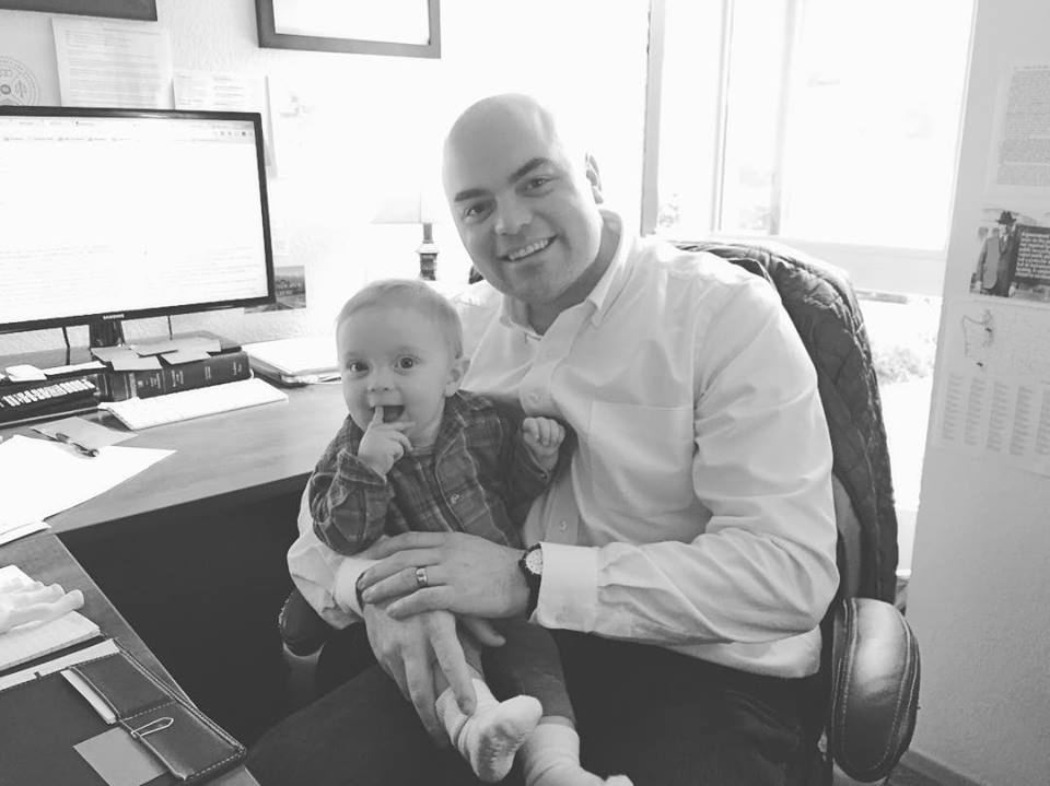 Jack is learning the ropes and being trained up to #makeAmericagreatagain
