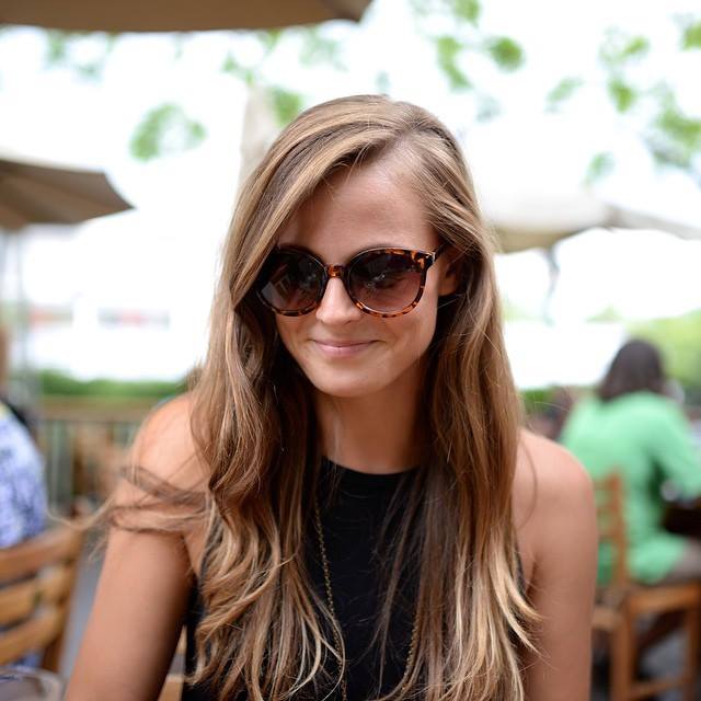 Her future's so bright, she has to wear shades.