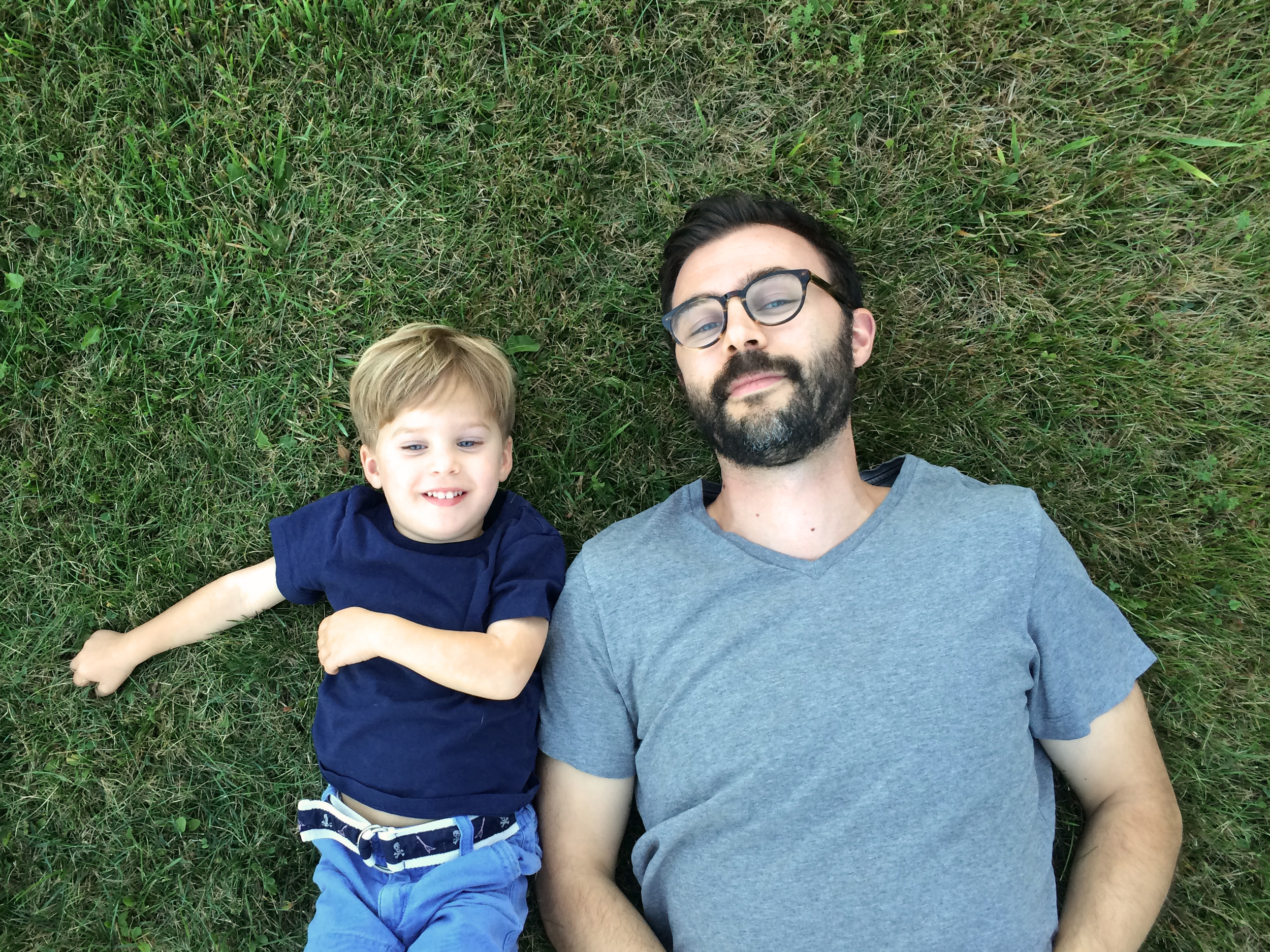 Seth is not a regular dad. He's a cool dad.