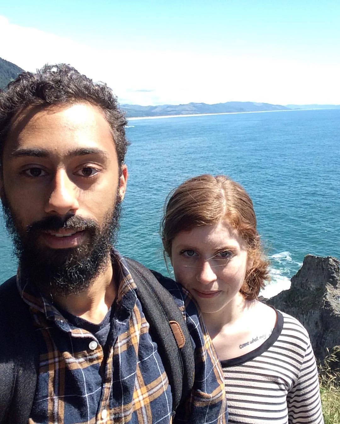 Holly with her husband, Nathan.