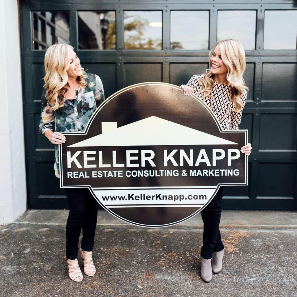 Erin and her sister promoting the new business!