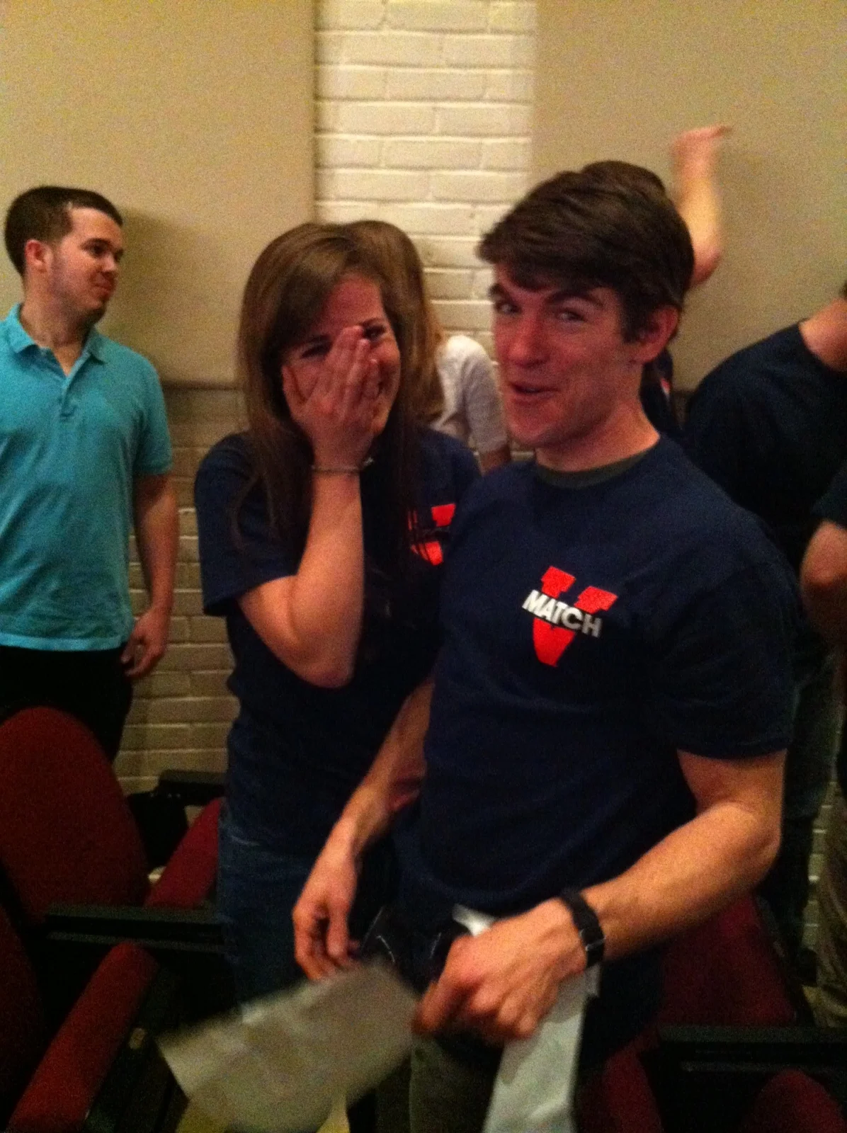 Seconds after we found out that we were moving to Portland. All the tears. All the emotions.