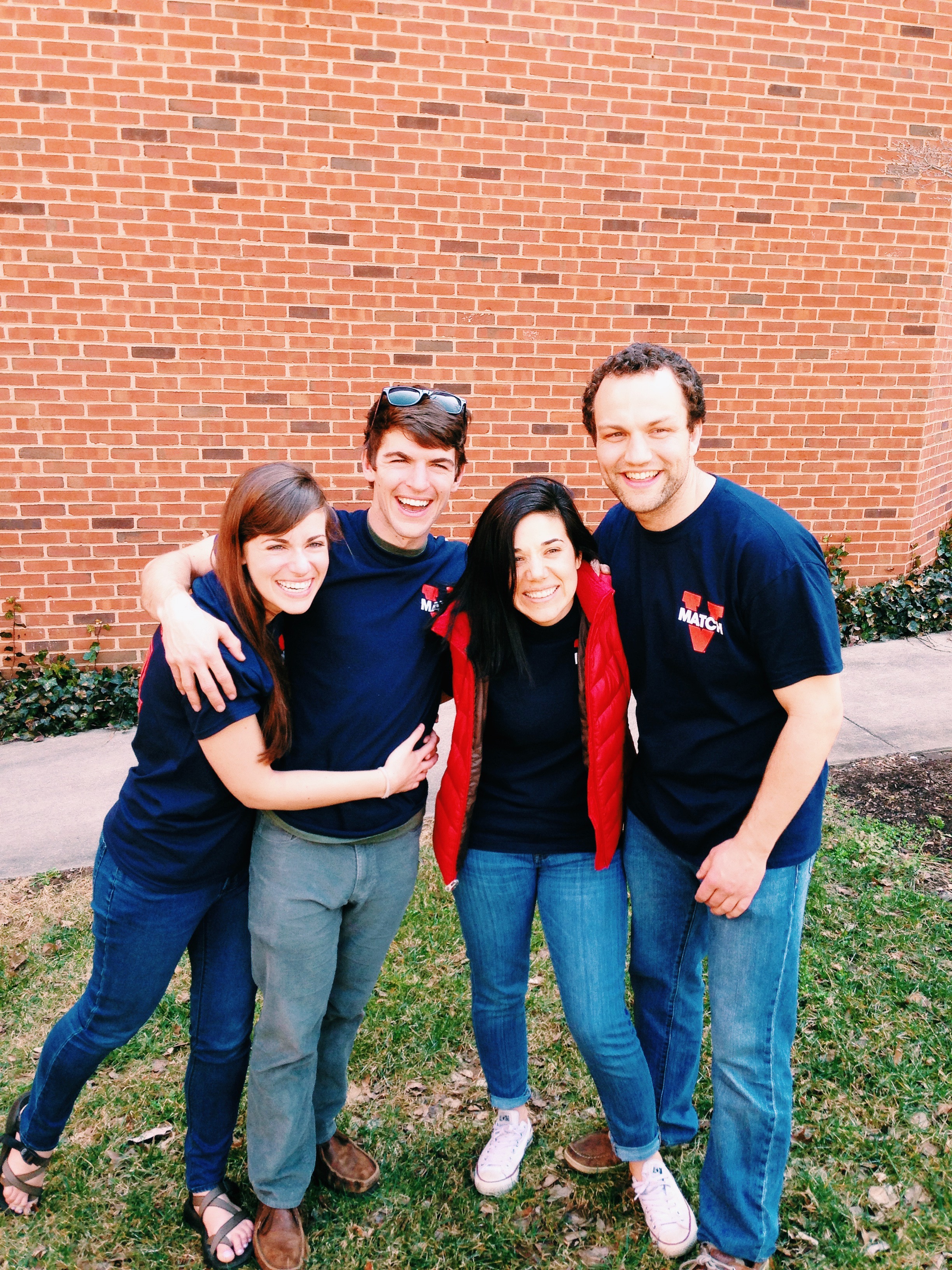 The OHSU-bound crew, after all the yell-crying. :)