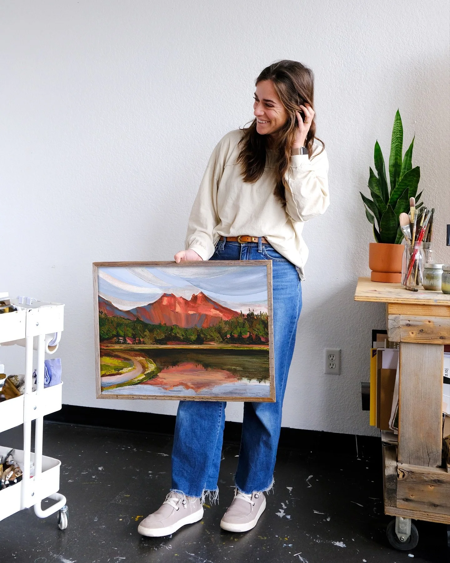 Green Lakes II prints have hit the shop! Take this beauty home with you on paper, stretched canvas, or unstretched canvas in all the sizes. And if you&rsquo;re feeling fancy, add a custom float frame and/or embellishment. 💅

Or if you&rsquo;re feeli