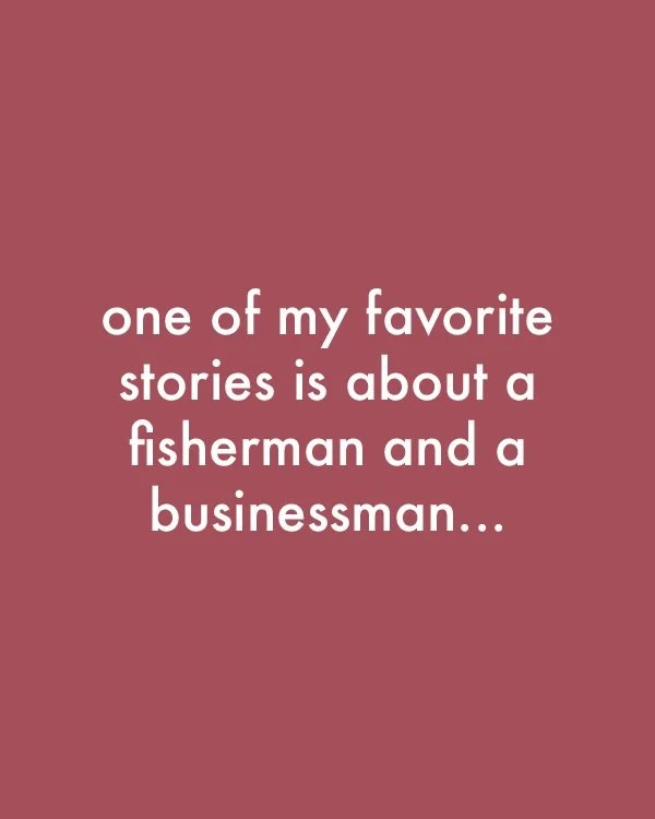 Be the fisherman, friends. 🫶