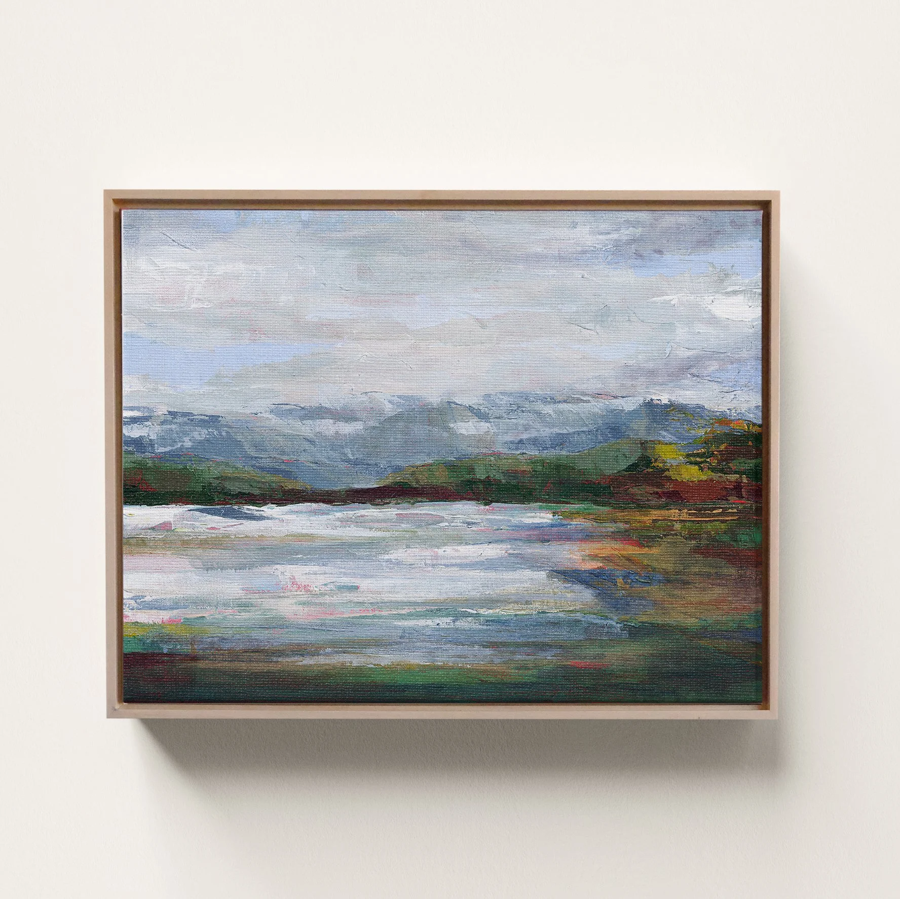 For Canvas Prints: Add a Custom Float Frame