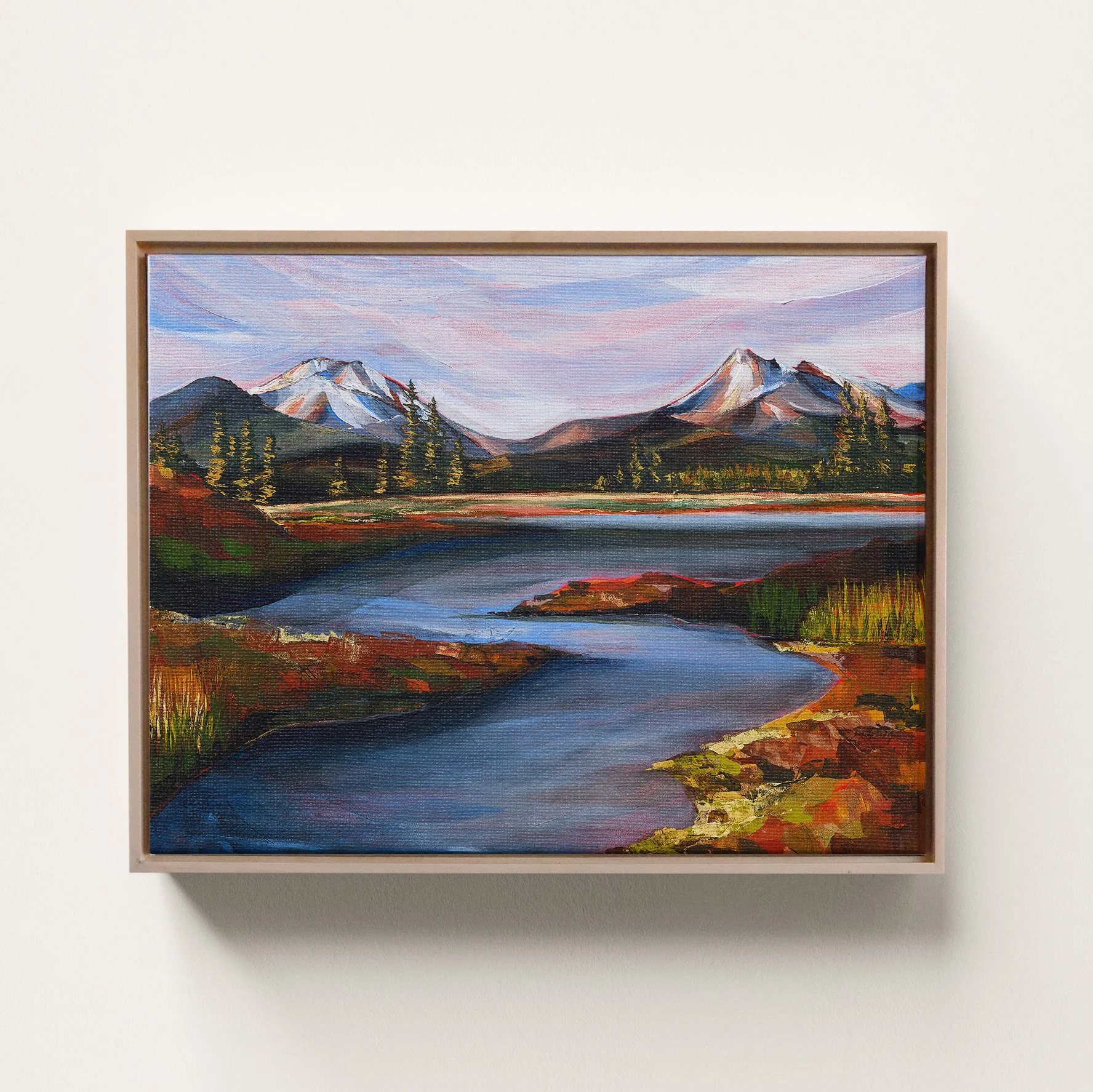 For Canvas Prints: Add a Custom Float Frame