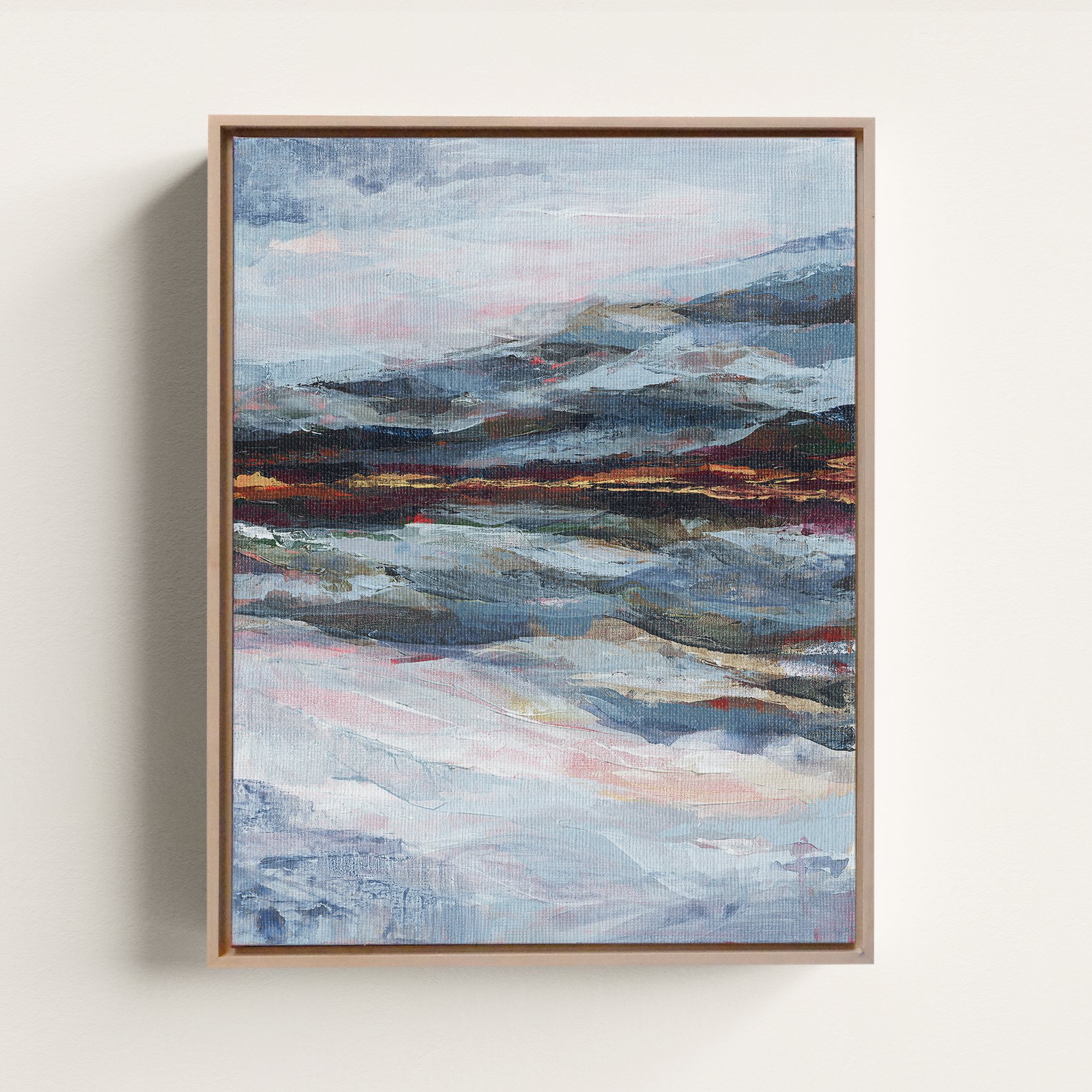 For Canvas Prints: Add a Custom Float Frame