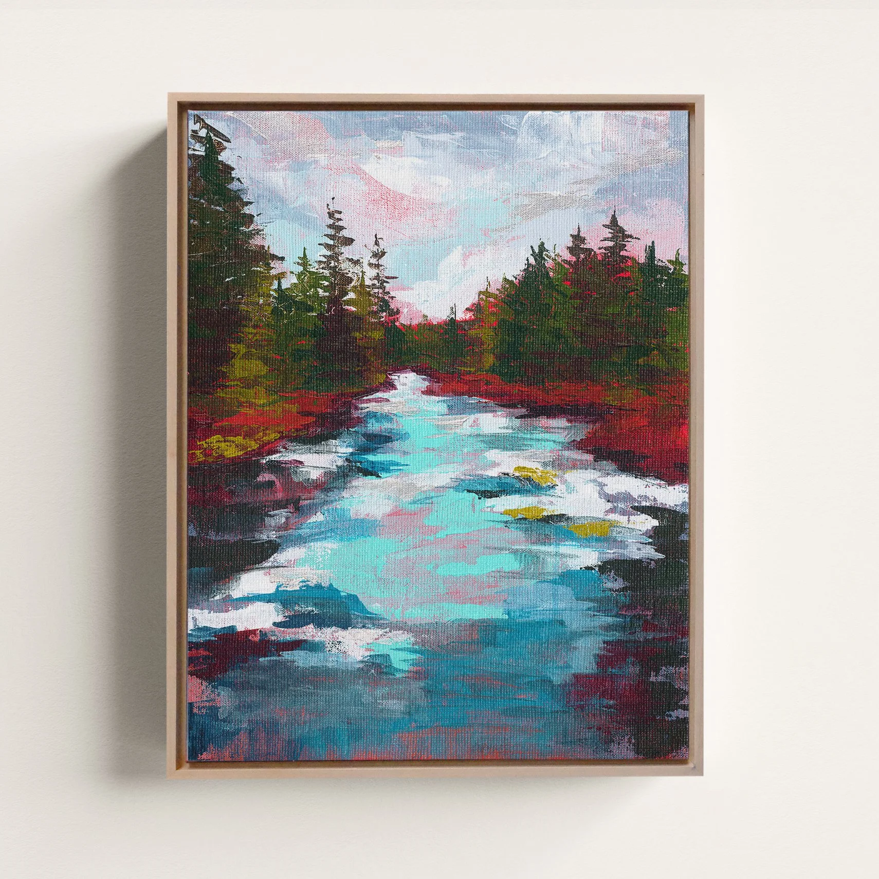 For Canvas Prints: Add a Custom Float Frame