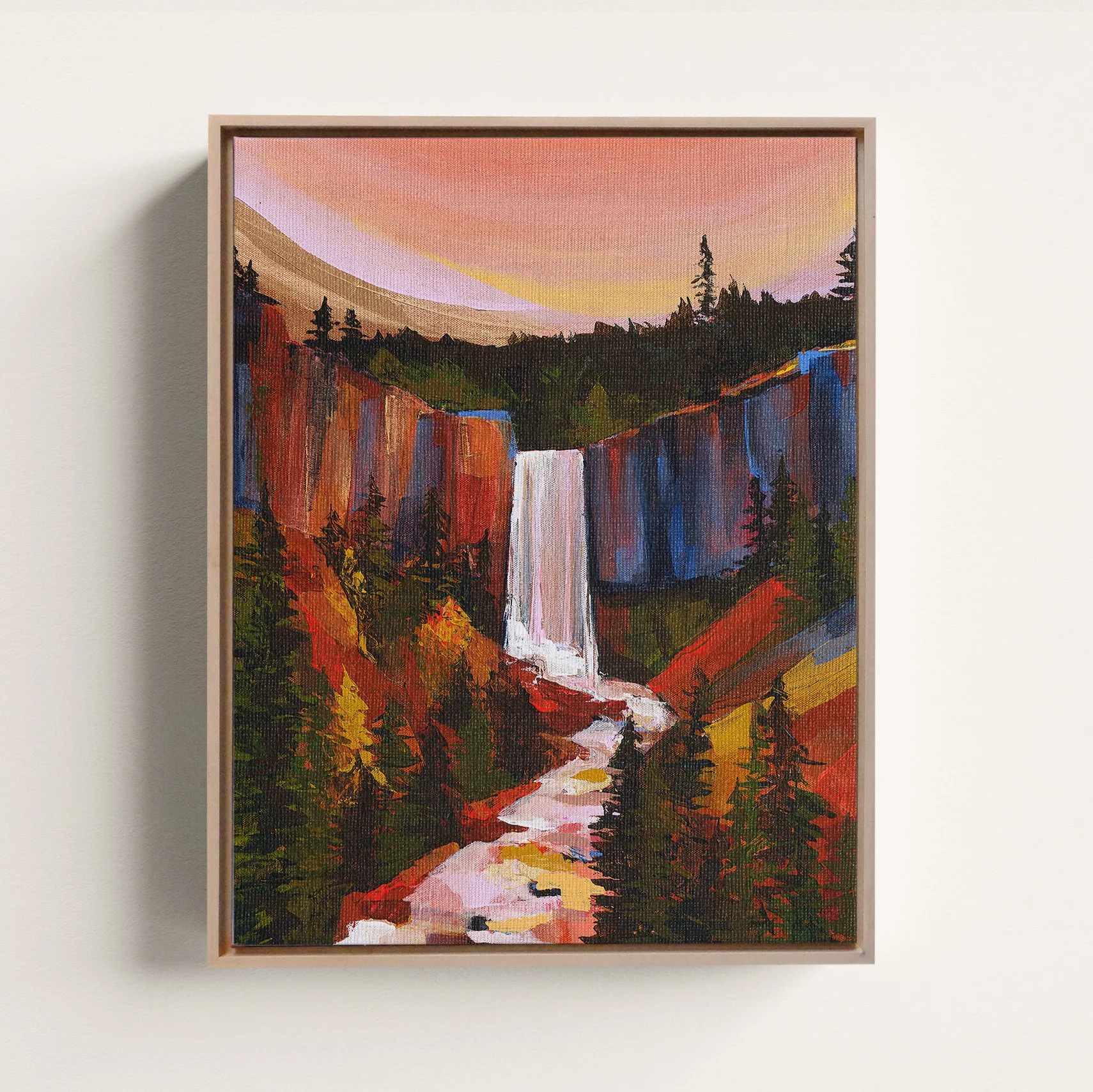 For Canvas Prints: Add a Custom Float Frame