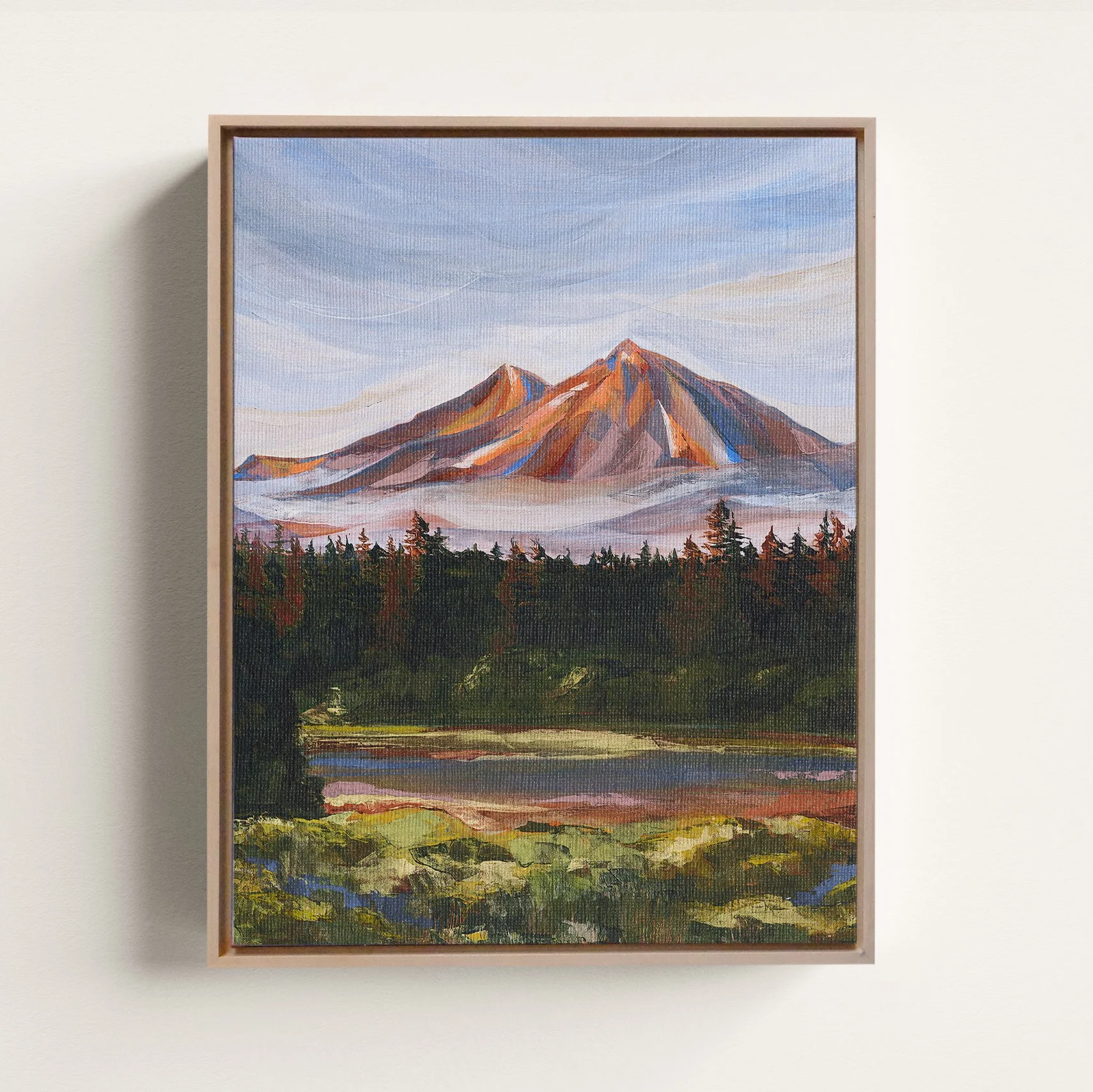 For Canvas Prints: Add a Custom Float Frame