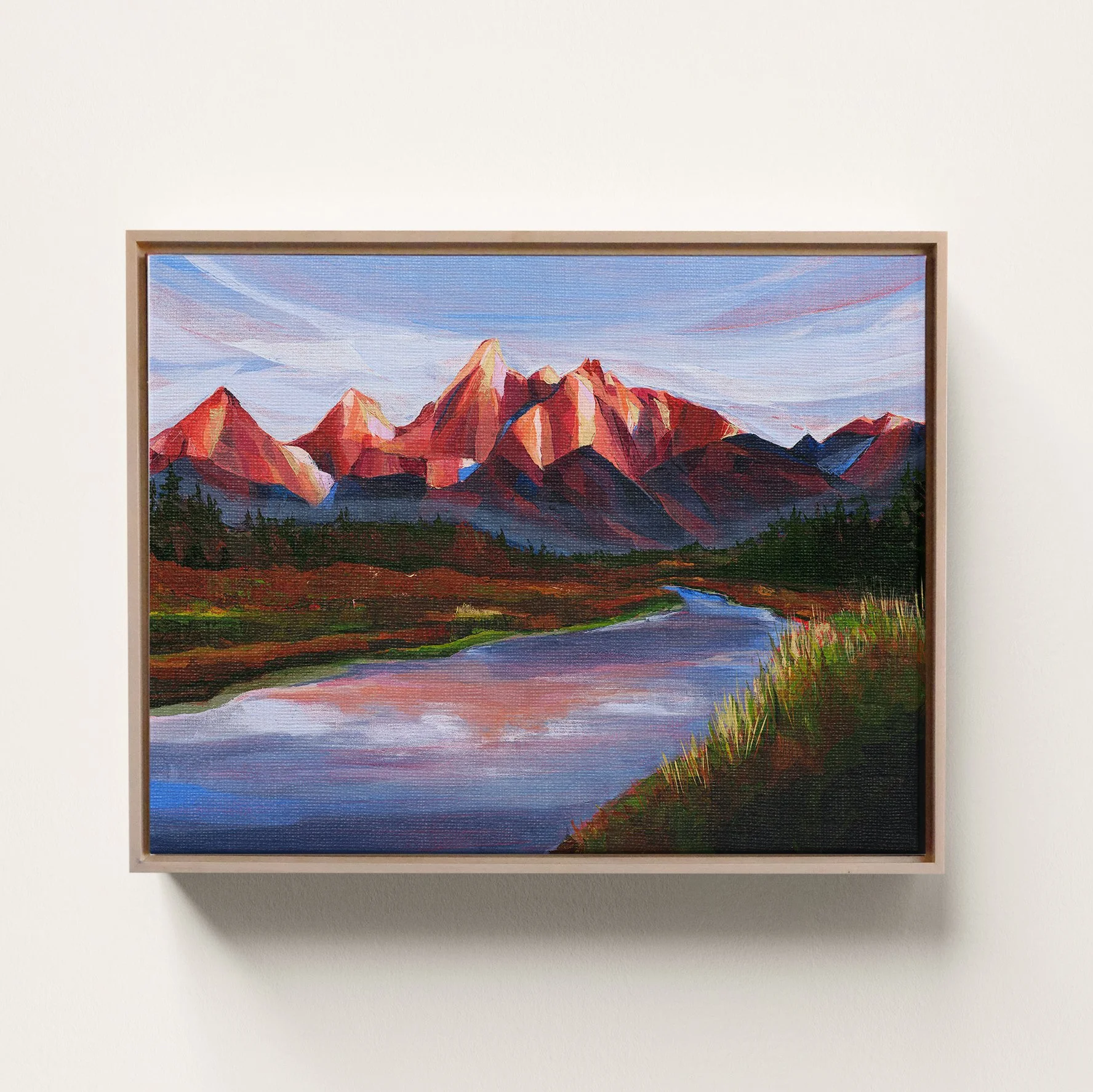 For Canvas Prints: Add a Custom Float Frame